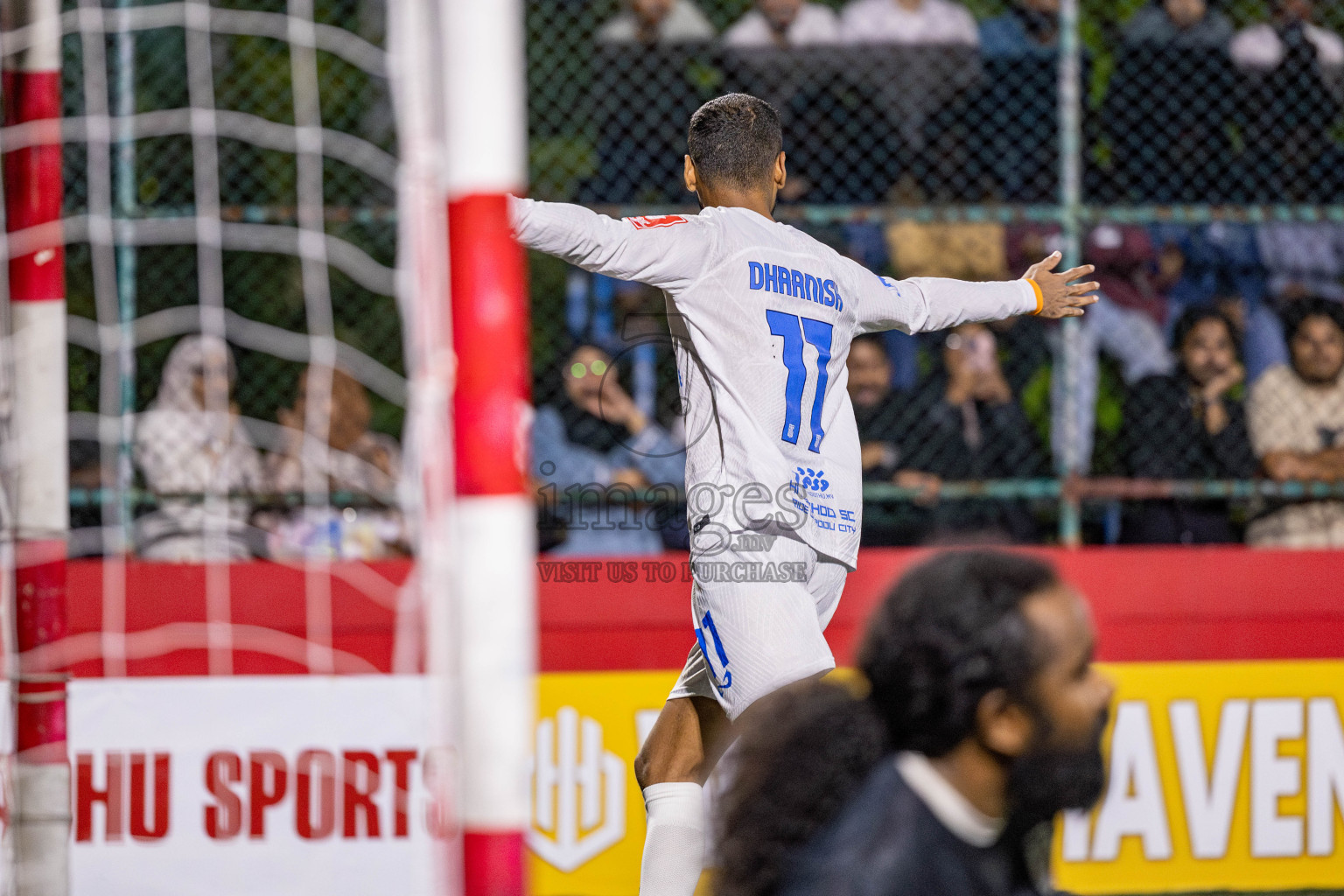 S Hithadhoo VS S MaradhooFeydhoo Atoll Round Semi-Final on Day 20 of Golden Futsal Challenge 2025 was held on Friday, 24 January 2025, in Hulhumale', Maldives. 
Photos: Hassan Simah / images.mv