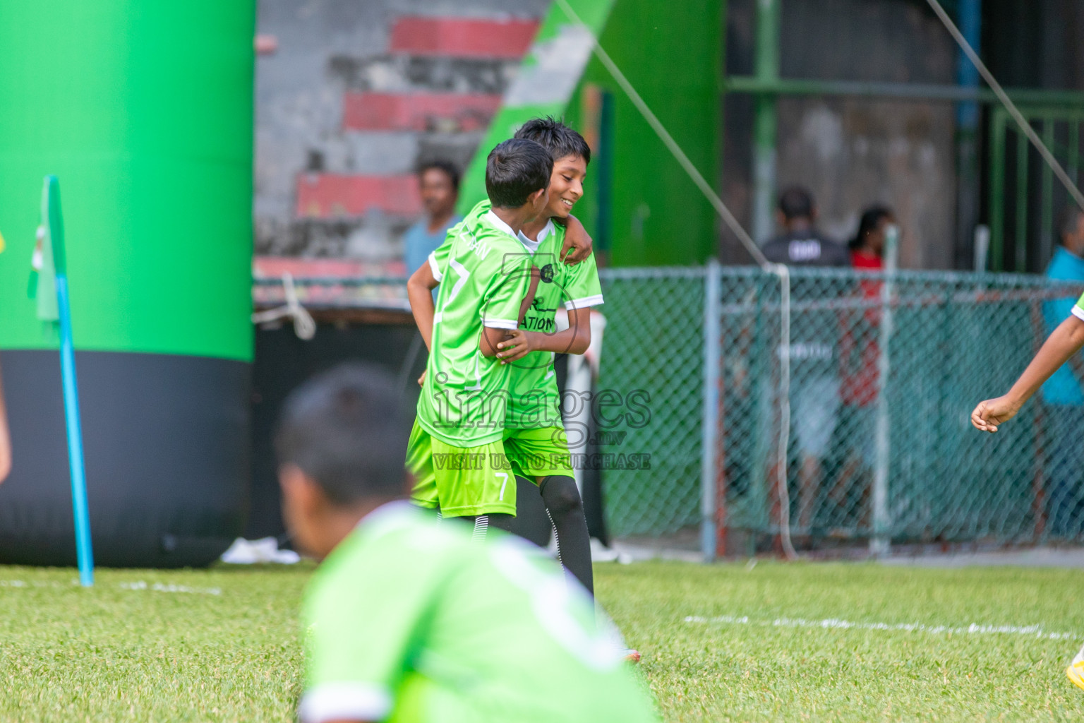 Day 2 of Under 10 MILO Academy Championship 2024 was held at National Stadium in Male', Maldives on Friday, 27th April 2024. Photos: Mohamed Mahfooz Moosa / images.mv