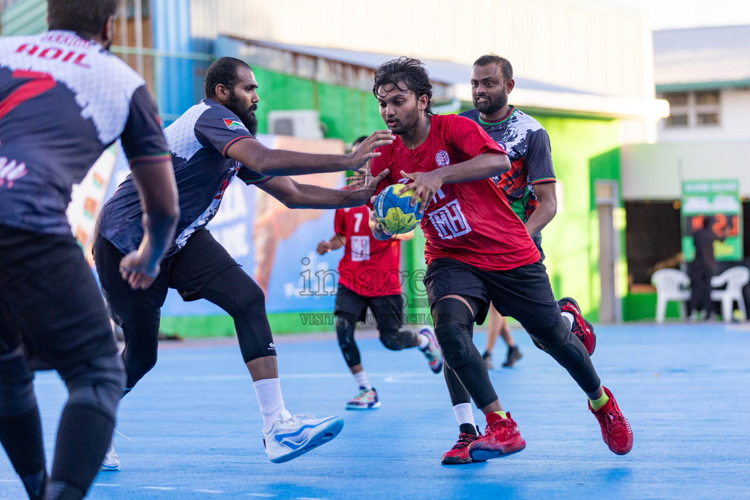 Day 8 of 10th National Handball Tournament 2023, held in Handball ground, Male', Maldives on Tuesday, 5th December 2023 Photos: Nausham Waheed/ Images.mv