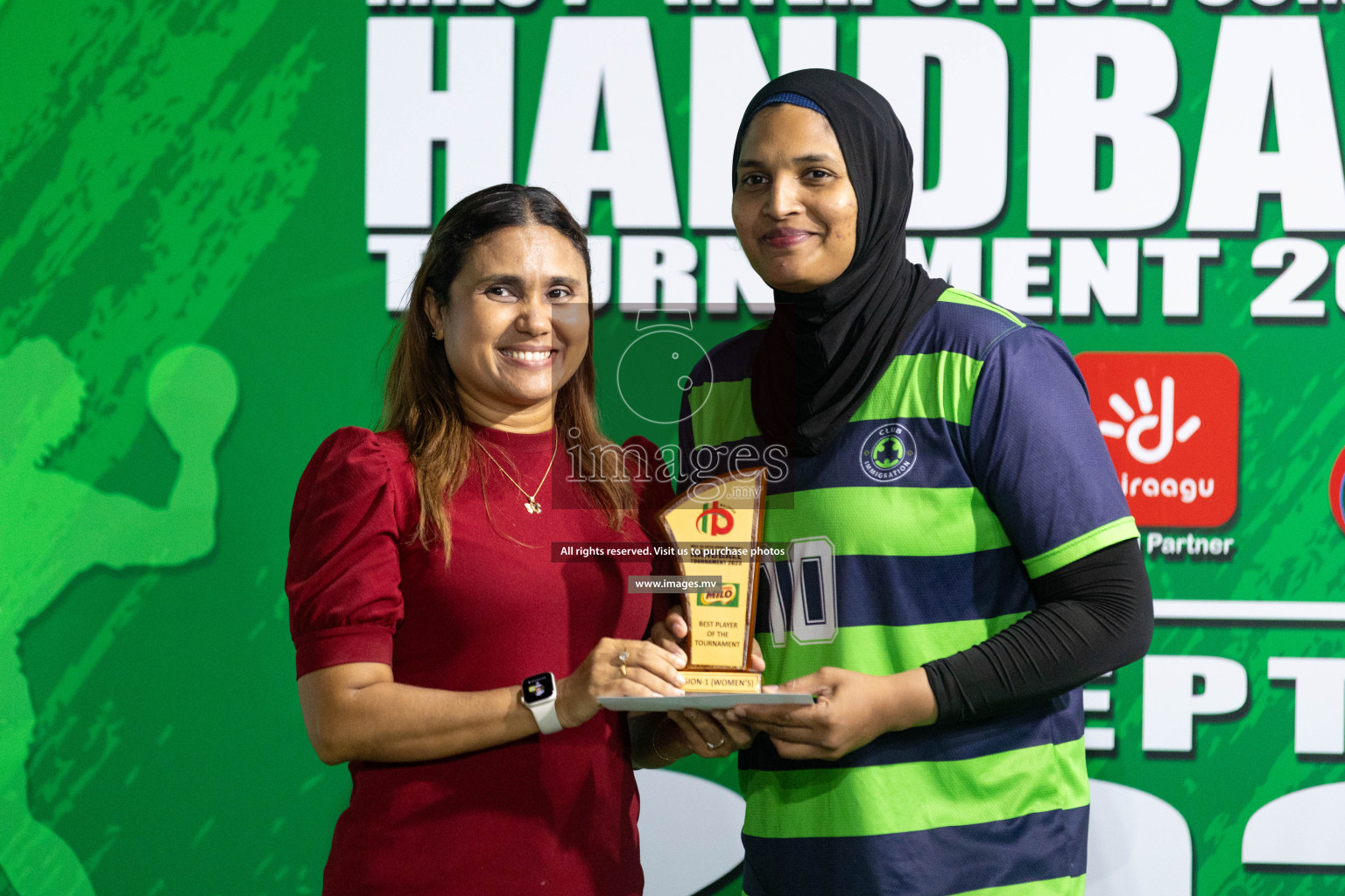 1st Division Final of 7th Inter-Office/Company Handball Tournament 2023, held in Handball ground, Male', Maldives on Monday, 24th October 2023 Photos: Nausham Waheed/ Images.mv