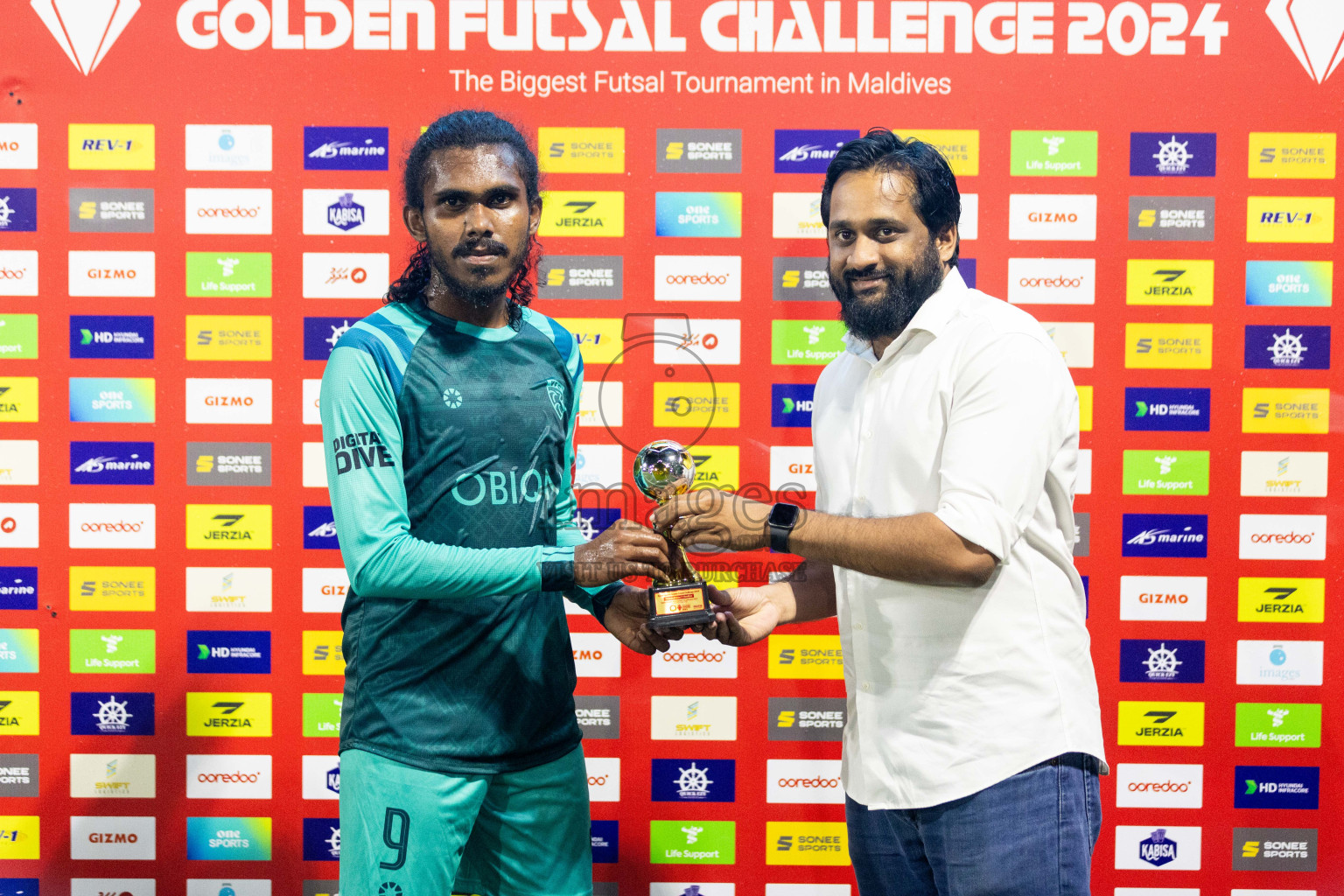 GDh Hoandedhdhoo vs GDh Vaadhoo in Day 17 of Golden Futsal Challenge 2024 was held on Wednesday, 31st January 2024, in Hulhumale', Maldives Photos: Nausham Waheed / images.mv