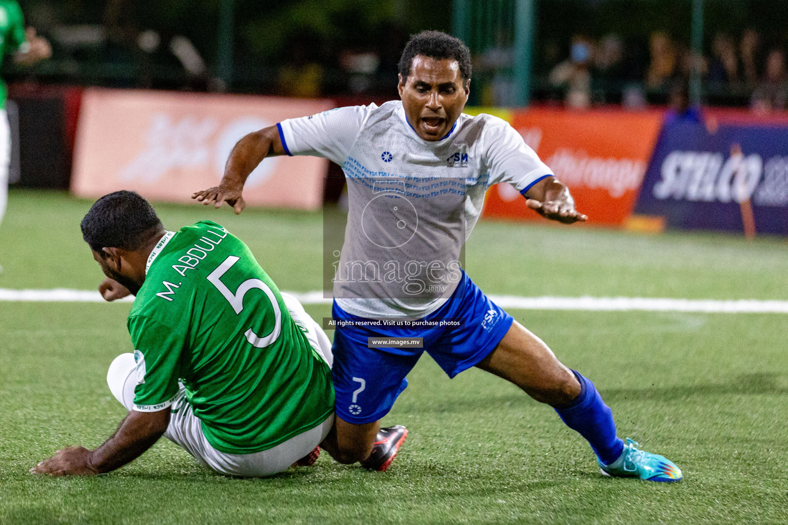 Hulhumale Hospital vs PSM in Club Maldives Cup Classic 2023 held in Hulhumale, Maldives, on Saturday, 22nd July 2023 Photos: Hassan Simah/ images.mv