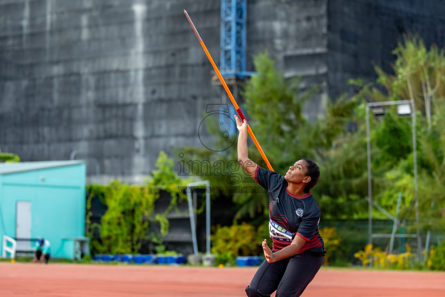 Day 2 of MWSC Interschool Athletics Championships 2024 held in Hulhumale Running Track, Hulhumale, Maldives on Sunday, 10th November 2024. 
Photos by: Hassan Simah / Images.mv