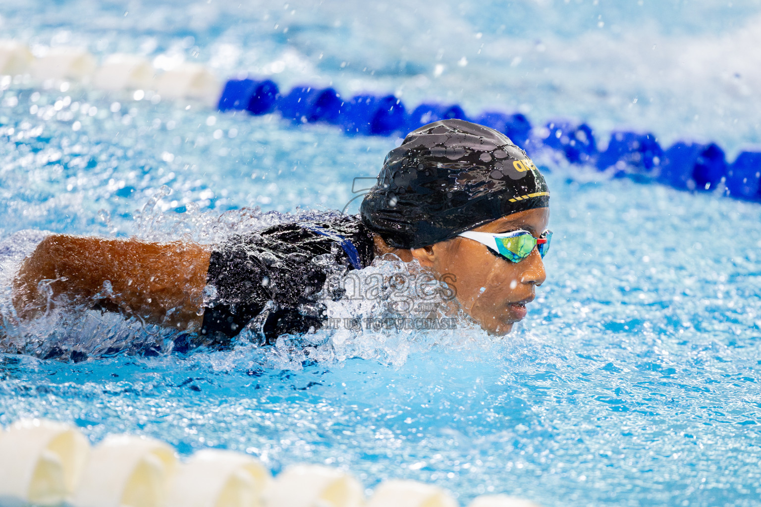 Day 1 of BML 21st Interschool Swimming Competition 2025 was held in Hulhumale' Swimming Pool, Hulhumale', Maldives on Saturday, 11th October 2025. 
Photos: Ismail Thoriq / images.mv