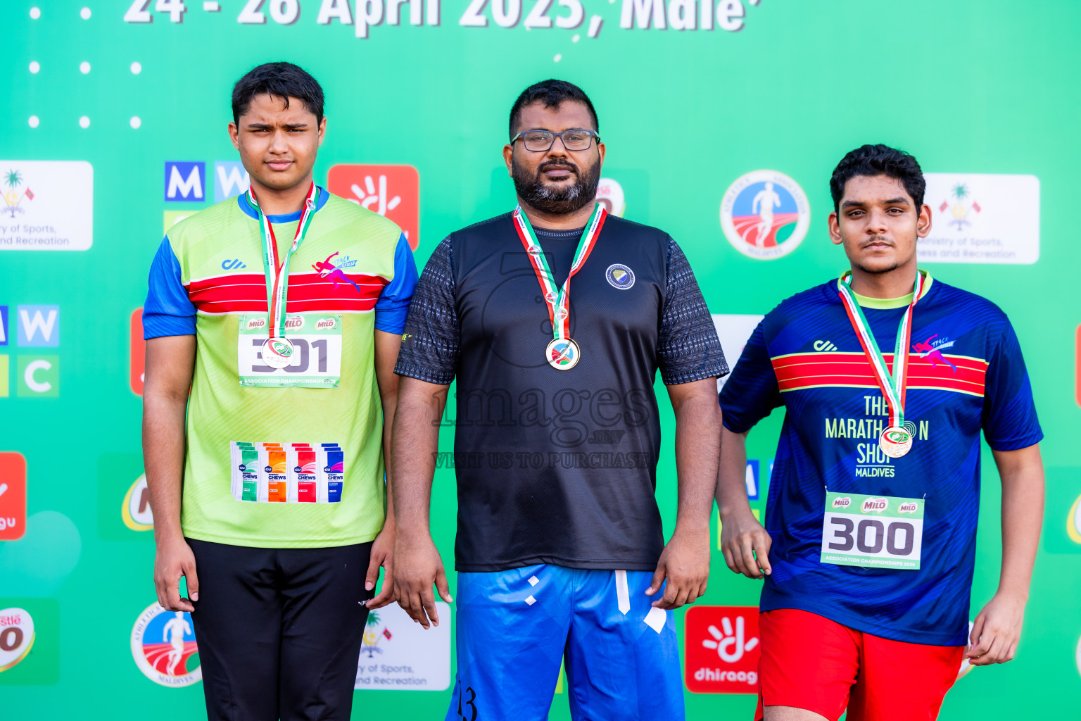 Day 3 of 12th Milo Association Championships was held in Ekuveni Track at Male', Maldives on Saturday, 26th April 2025. Photos: Nausham Waheed  / images.mv