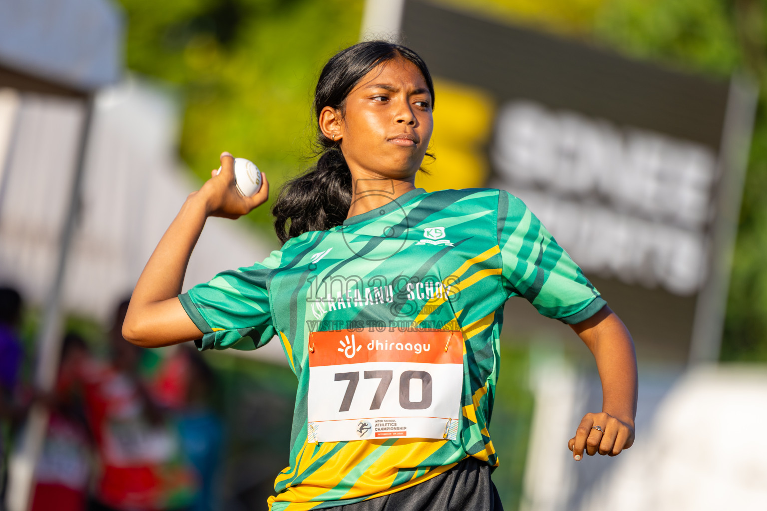 Day 1 of Inter-school Athletics Championship 2025 held in Ekuveni Synthetic Track, Male', Maldives on Monday, 06th October 2025. Photos by: Nausham Waheed, Areef, Ismail Thoriq / Images.mv