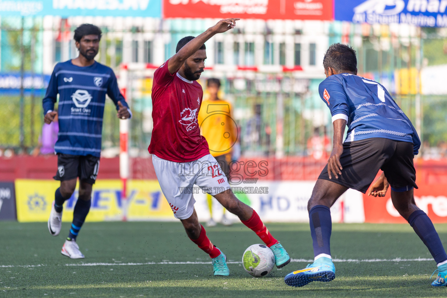 K Gaafaru vs K Kaashidhoo in Day 19 of Golden Futsal Challenge 2024 was held on Friday, 2nd February 2024, in Hulhumale', Maldives
Photos: Ismail Thoriq / images.mv