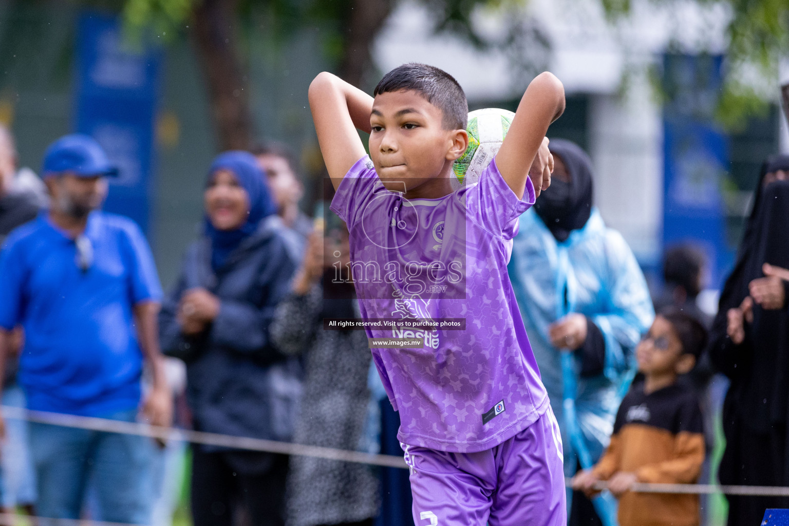 Day 2 of Nestle kids football fiesta, held in Henveyru Football Stadium, Male', Maldives on Thursday, 12th October 2023 Photos: Nausham Waheed/ Shuu Abdul Sattar Images.mv