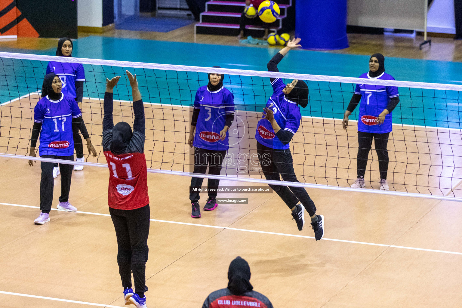 Volleyball Association Cup 2022-Women's Division-Match Day 1 was held in Male', Maldives on Tuesday, 24th May 2022.  Photos By: Ismail Thoriq / images.mv