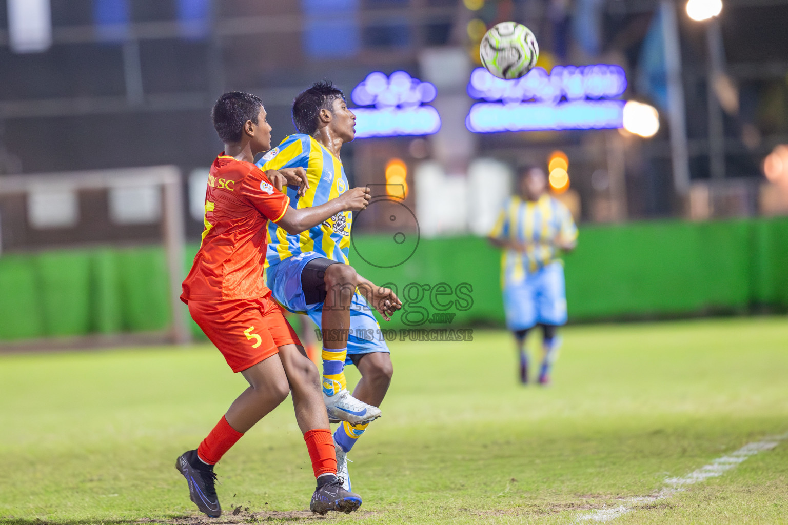 Dhivehi Youth League 2024 - Day 1. Matches held at Henveiru Stadium on 21st November 2024 , Thursday. Photos: Shuu Abdul Sattar/ Images.mv