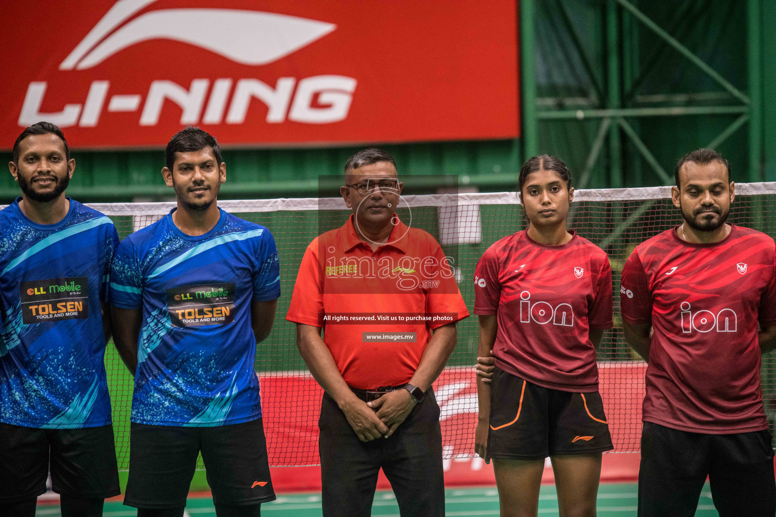 Final of Badminton association mixed group championship 2021 held in Male', Maldives Photos by Nausham Waheed