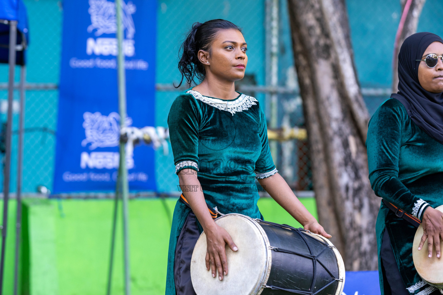 Day 3 of Nestle' Kids Netball Fiesta 2023 held in Henveyru Stadium, Male', Maldives on Saturday, 2nd December 2023. Photos by Nausham Waheed / Images.mv