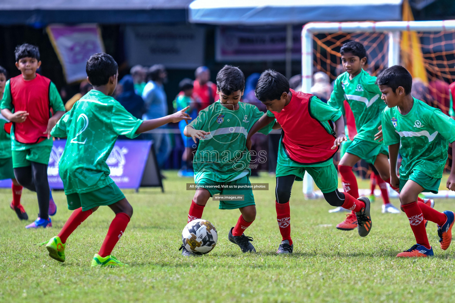 Day 1 of Milo Kids Football Fiesta 2022 was held in Male', Maldives on 19th October 2022. Photos: Nausham Waheed/ images.mv