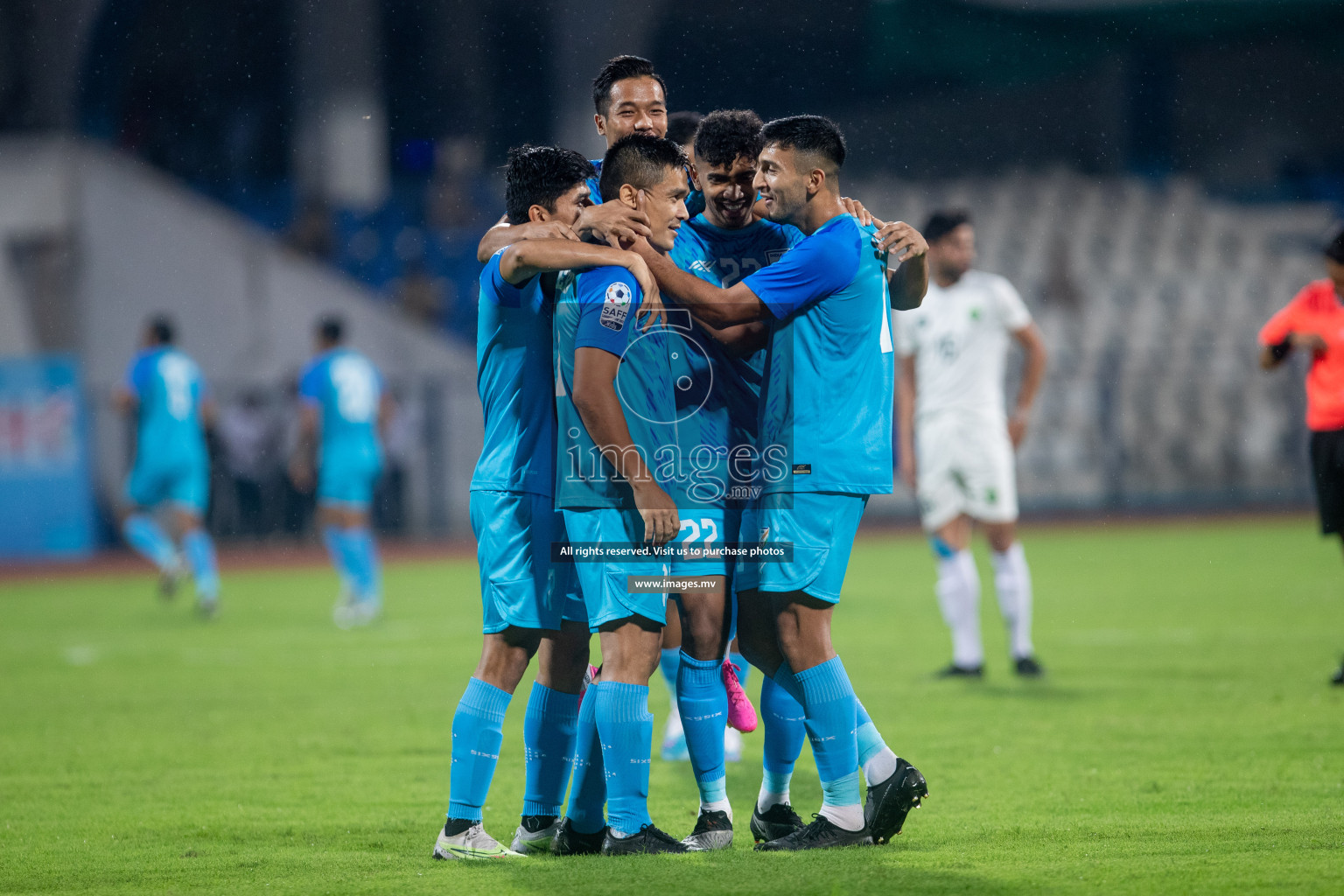 India vs Pakistan in the opening match of SAFF Championship 2023 held in Sree Kanteerava Stadium, Bengaluru, India, on Wednesday, 21st June 2023. Photos: Nausham Waheed / images.mv