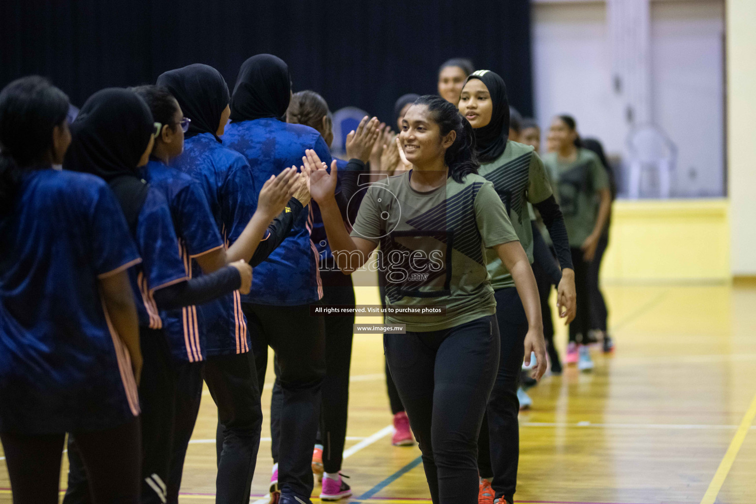 Milo National Netball Tournament 29th November 2021 at Social Center Indoor Court, Male, Maldives. Photos: Maanish/ Images Mv