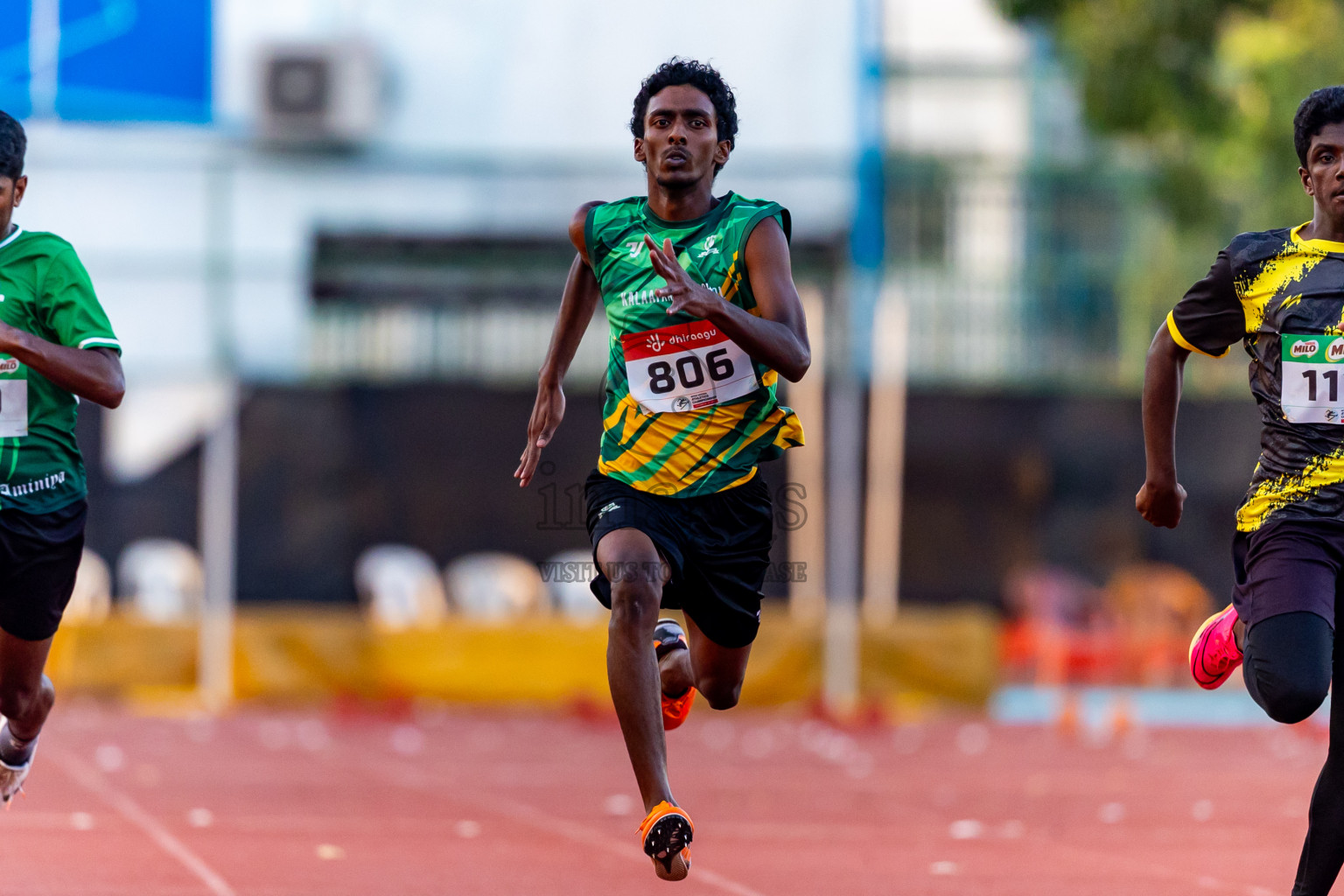 Day 2 of Inter-school Athletics Championship 2025 held in Ekuveni Synthetic Track, Male', Maldives on Tuesday, 07th October 2025. Photos by: Nausham Waheed / Images.mv