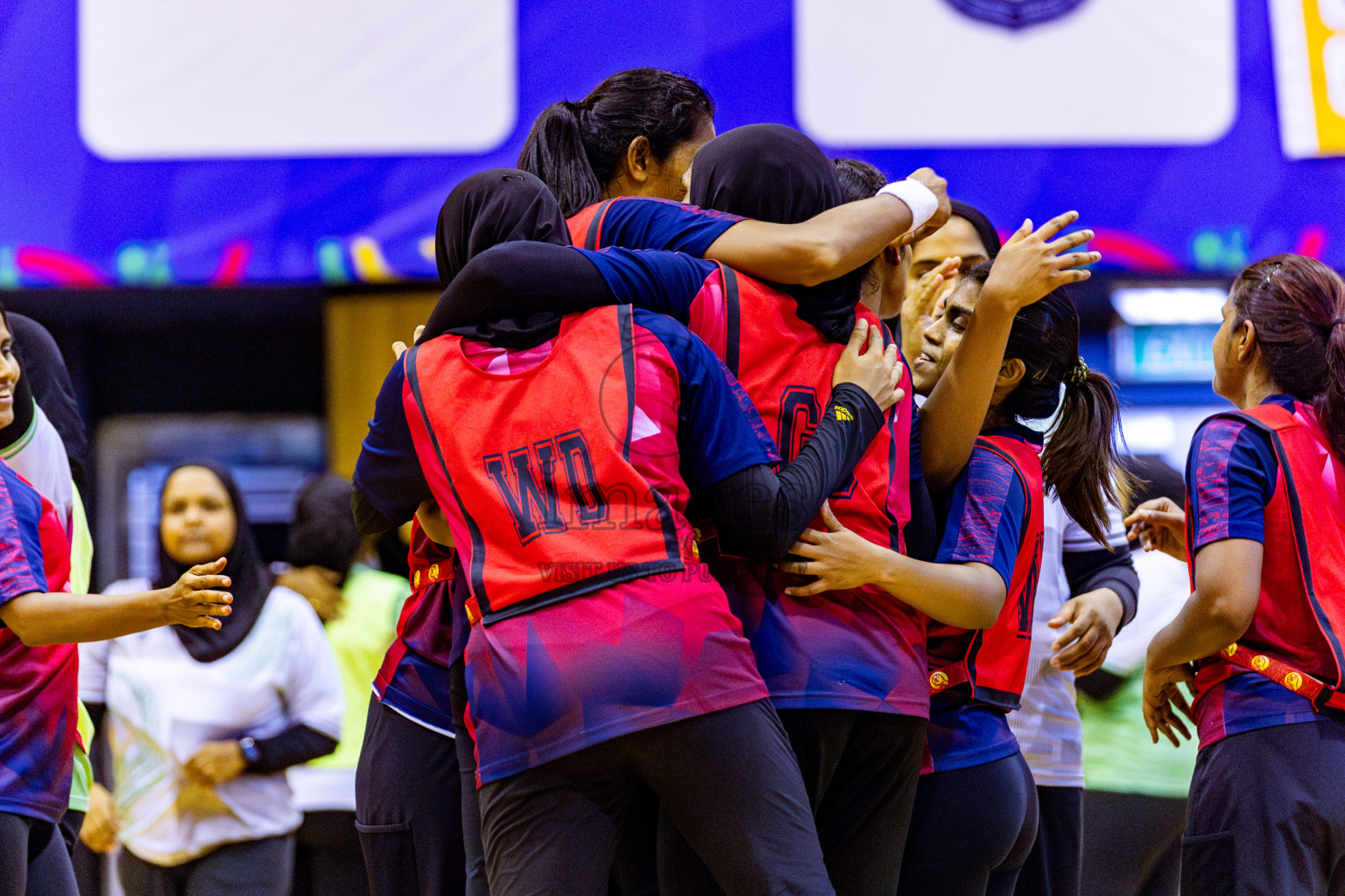 Club Matrix vs Club Green Streets in Final of 21st National Netball Tournament was held in Social Canter at Male', Maldives on Wednesday, 22nd May 2024. Photos: Nausham Waheed / images.mv