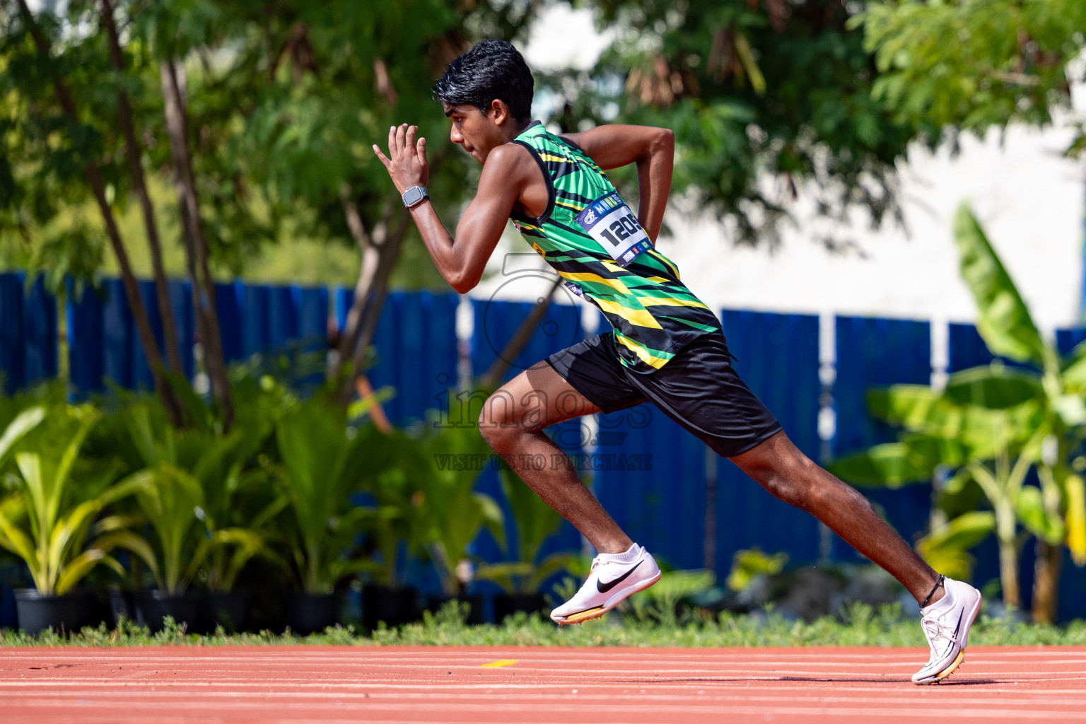 Day 2 of MWSC Interschool Athletics Championships 2024 held in Hulhumale Running Track, Hulhumale, Maldives on Sunday, 10th November 2024. 
Photos by:  Hassan Simah / Images.mv