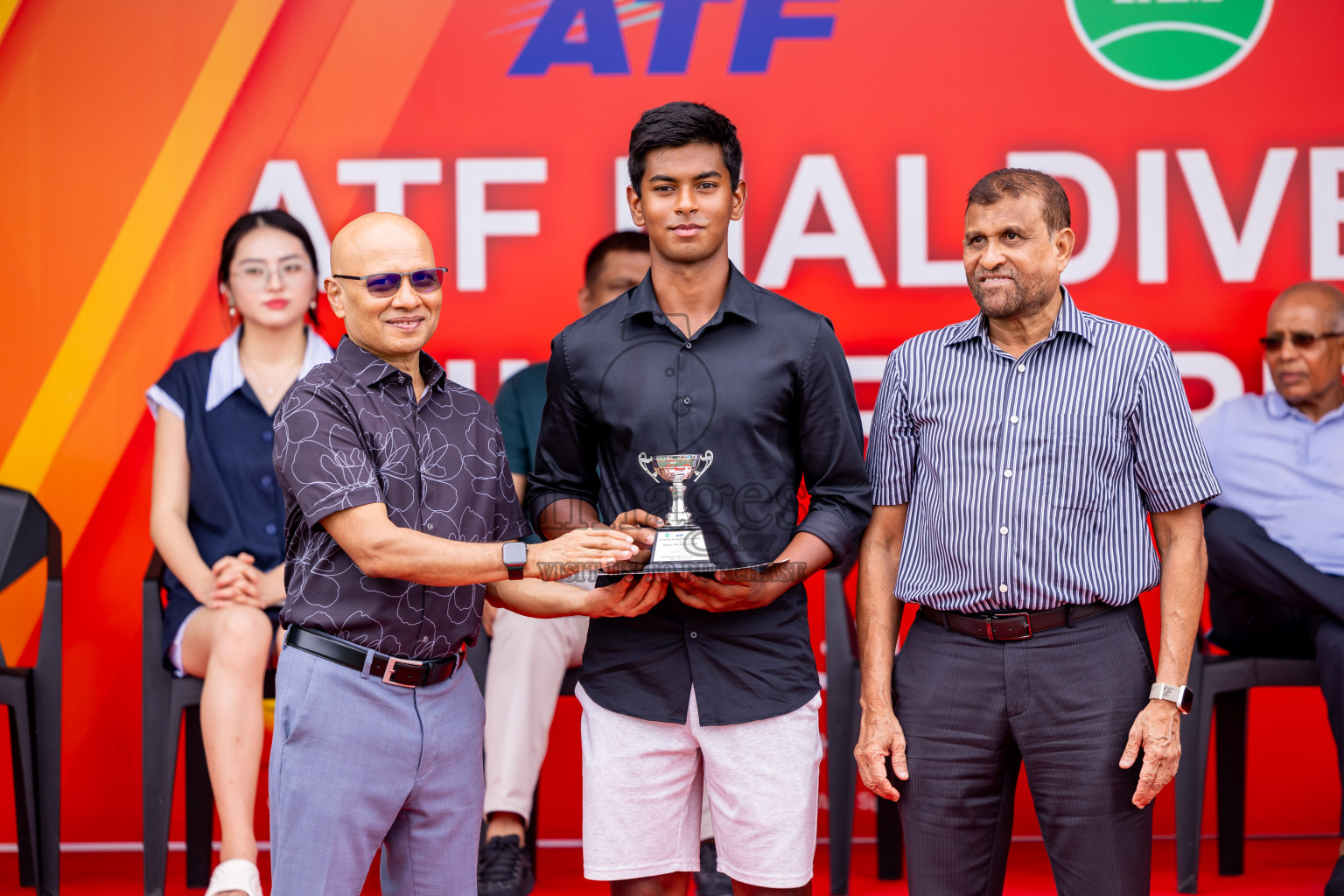 Finals of ATF Maldives Junior Open Tennis was held in Male' Tennis Court, Male', Maldives on Saturday, 21st December 2024. Photos: Nausham Waheed/ images.mv