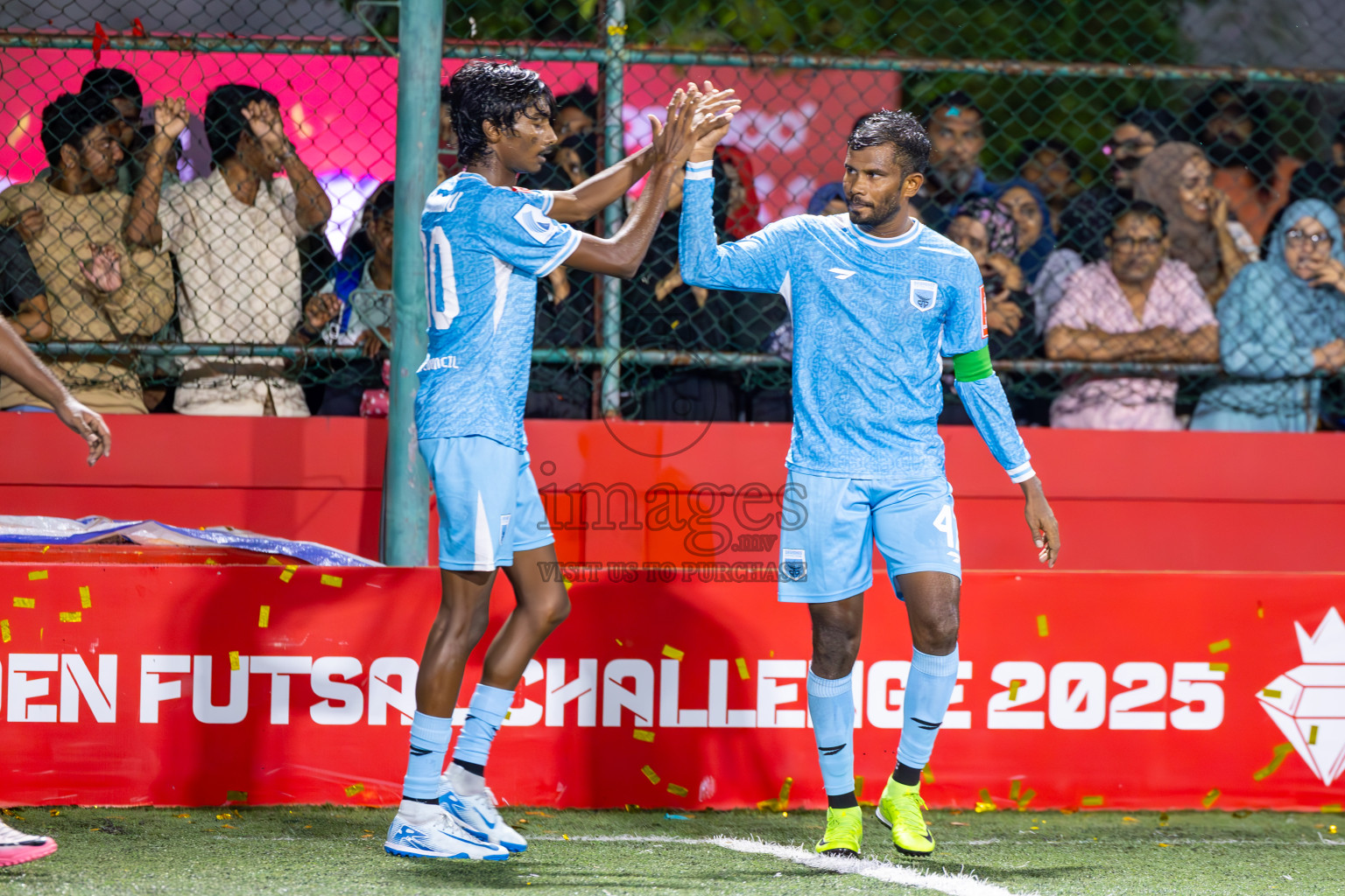 HA Dhidhdhoo vs HA Maarandhoo in Haa Alifu Atoll Semi Final on Day 23 of Golden Futsal Challenge 2025 was held on Monday , 27th January 2025, in Hulhumale', Maldives.
Photos: Ismail Thoriq / images.mv