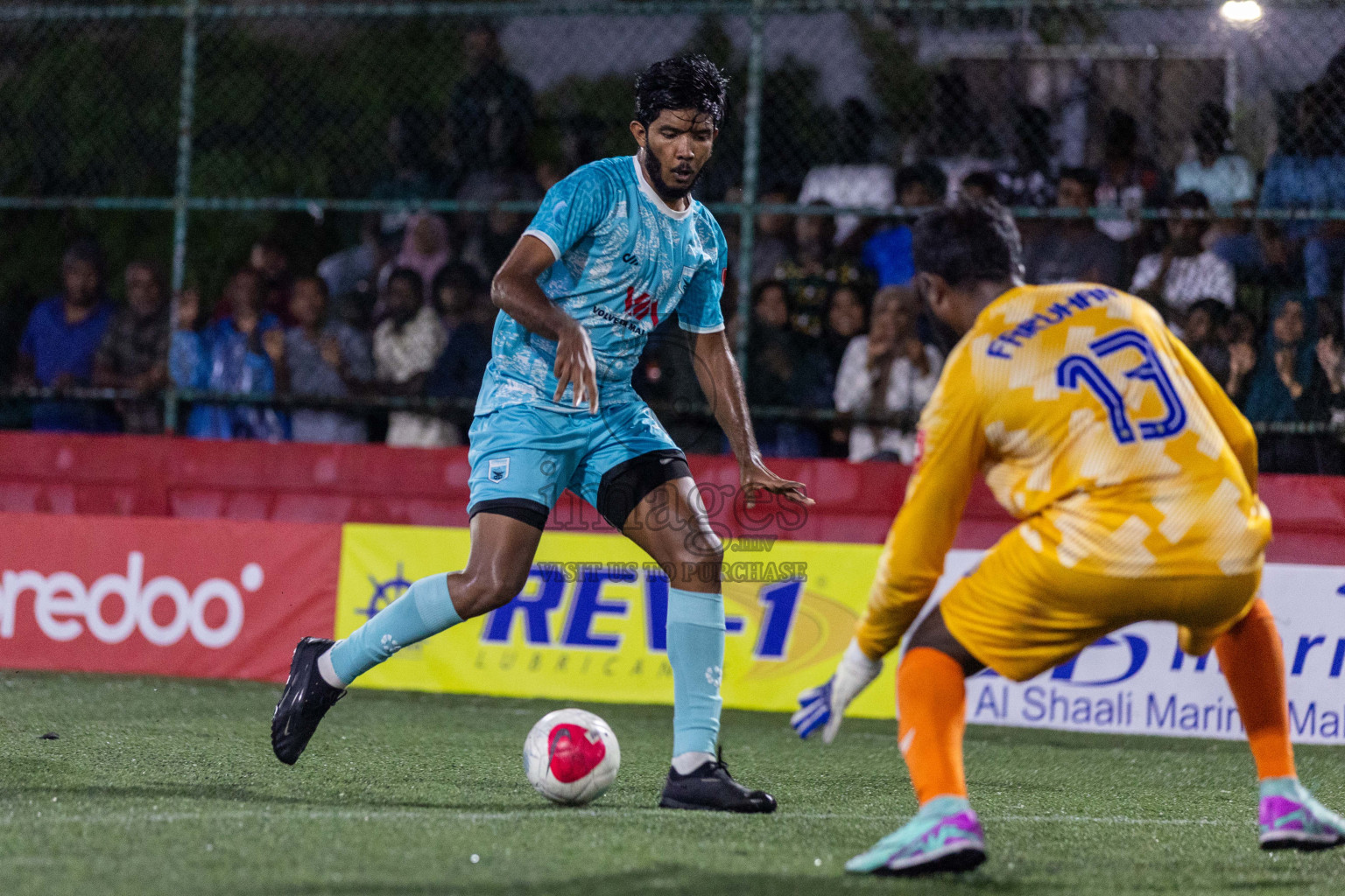 HA Dhidhdhoo vs HA Baarah in Day 17 of Golden Futsal Challenge 2024 was held on Wednesday, 31st January 2024, in Hulhumale', Maldives Photos: Nausham Waheed / images.mv