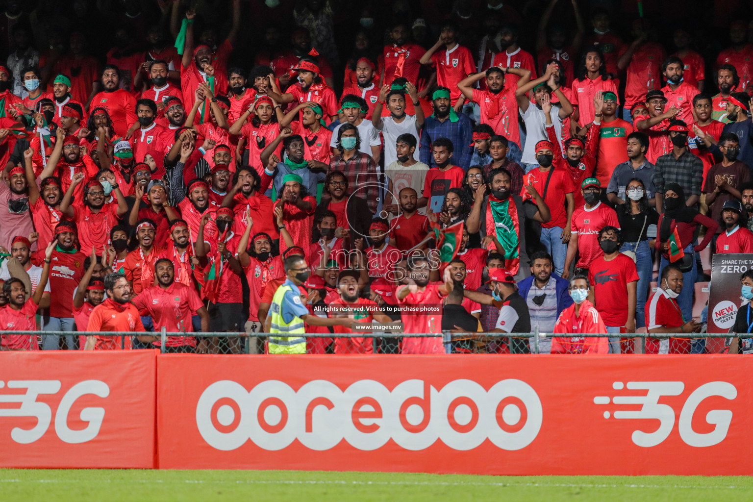 Maldives vs Nepal in SAFF Championship 2021 held on 1st October 2021 in Galolhu National Stadium, Male', Maldives