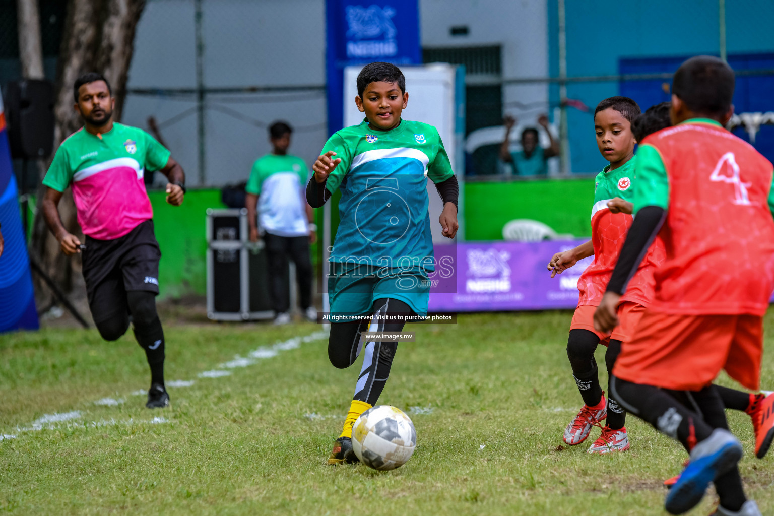 Day 4 of Milo Kids Football Fiesta 2022 was held in Male', Maldives on 22nd October 2022. Photos: Nausham Waheed / images.mv