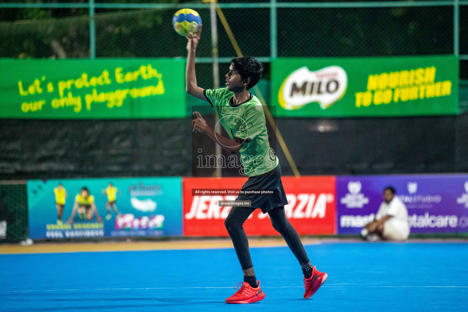 Day 7 of 6th MILO Handball Maldives Championship 2023, held in Handball ground, Male', Maldives on Friday, 26th May 2023 Photos: Nausham Waheed/ Images.mv