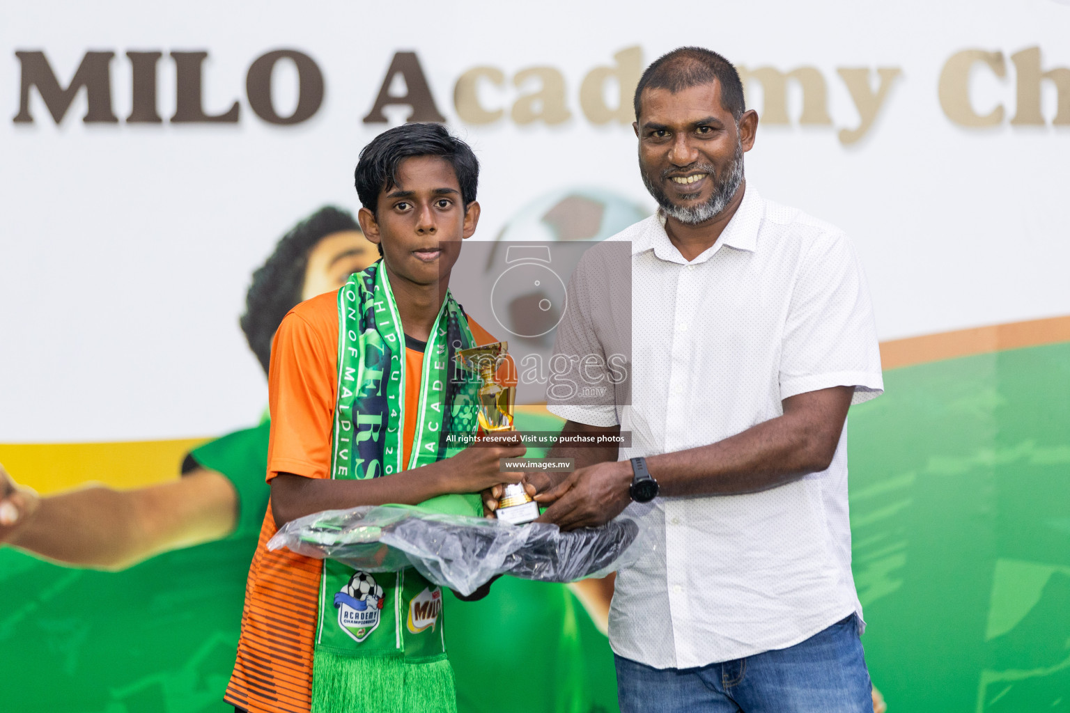 Day 2 of MILO Academy Championship 2023 (u14) was held in Henveyru Stadium Male', Maldives on 4th November 2023. Photos: Nausham Waheed / images.mv