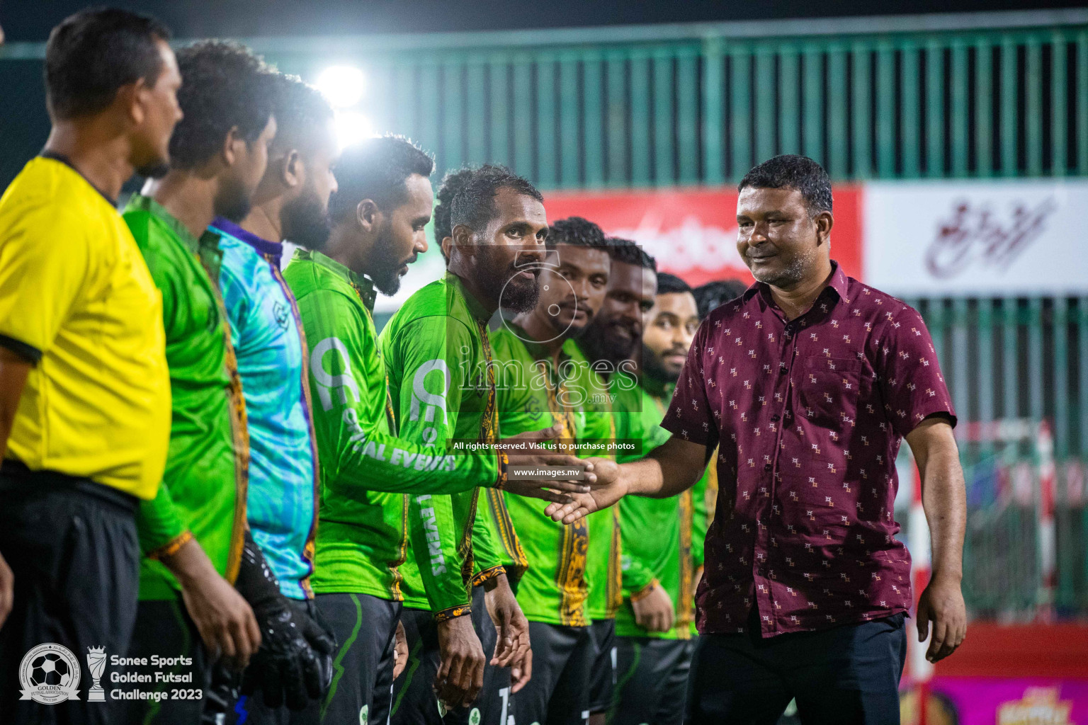 AA. Rasdhoo vs AA. Feridhoo in Day 4 of Golden Futsal Challenge 2023 on 08 February 2023 in Hulhumale, Male, Maldives