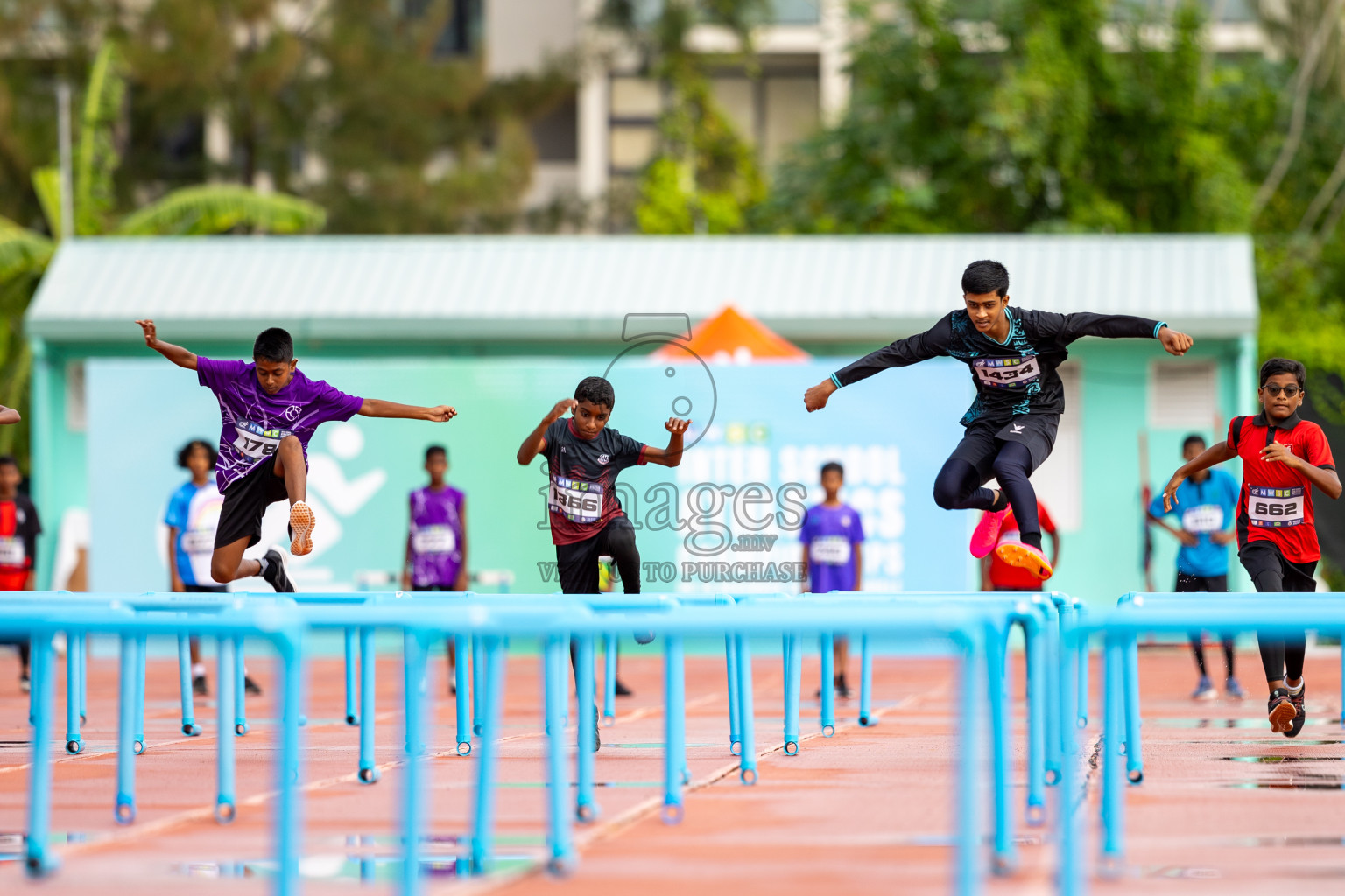 Day 2 of MWSC Interschool Athletics Championships 2024 held in Hulhumale Running Track, Hulhumale, Maldives on Sunday, 10th November 2024.
Photos by: Ismail Thoriq / Images.mv