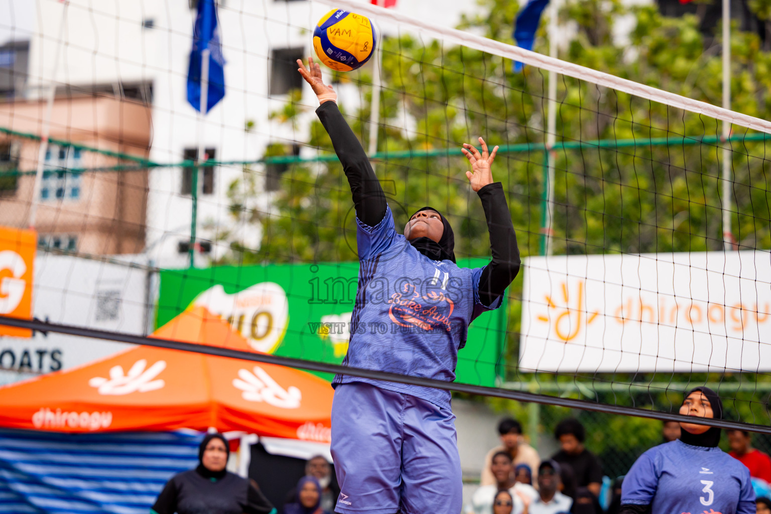 Villingili Z Jamiyya vs Club Volleyball in the Finals of Milo National Junior Volleyball Championship 2025 Woman's Division was held on Sunday, 30th November 2025 at Ekuveni Turf Court Male', Maldives. Photos: Nausham Waheed / images.mv