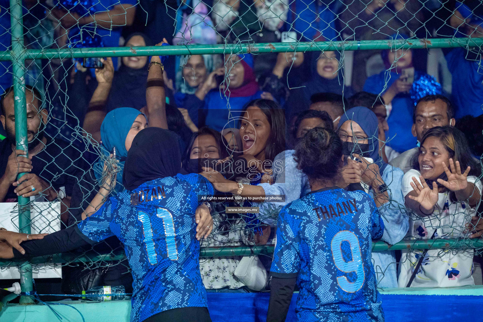 orts Limited vs WAMCO - in the Finals 18/30 Women's Futsal Fiesta 2021 held in Hulhumale, Maldives on 18 December 2021. Photos by Shuu Abdul Sattar