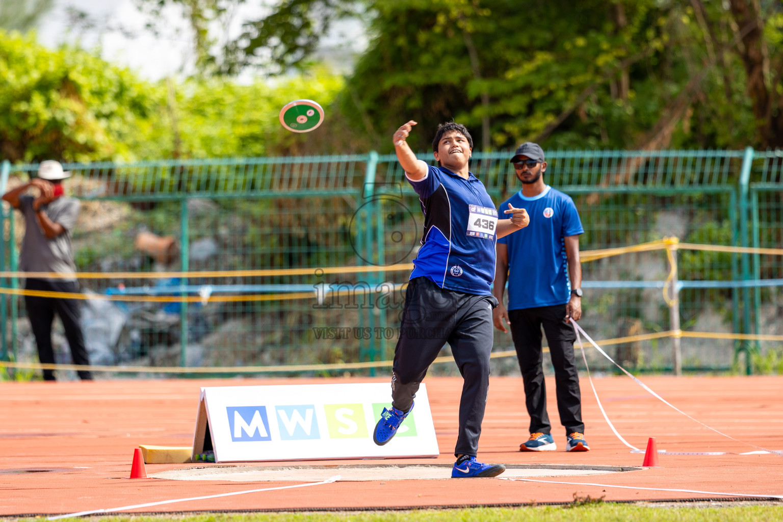 Day 2 of MWSC Interschool Athletics Championships 2024 held in Hulhumale Running Track, Hulhumale, Maldives on Sunday, 10th November 2024.
Photos by: Ismail Thoriq / Images.mv