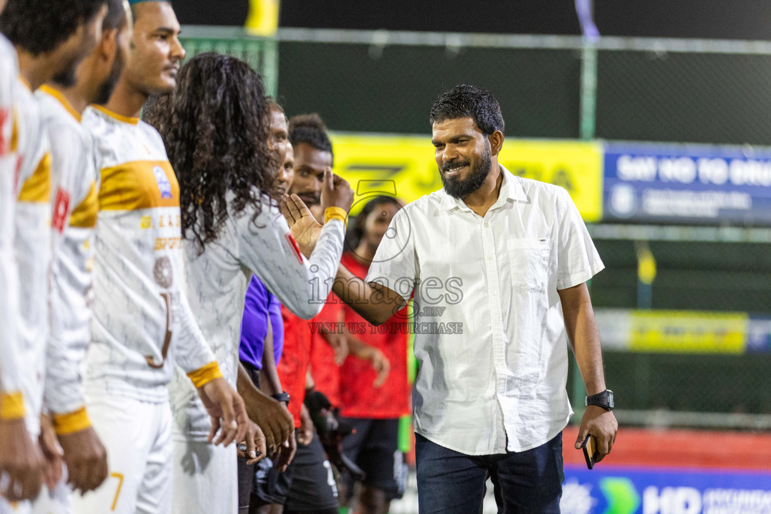 ADh Dhangethi VS ADh Kun in Day 12 of Golden Futsal Challenge 2024 was held on Friday, 26th January 2024, in Hulhumale', Maldives Photos: Nausham Waheed / images.mv