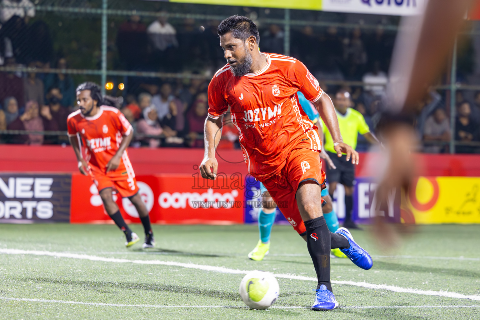 L Maavah VS L Gan in Day 8 of Golden Futsal Challenge 2025 was held on Sunday, 12th January 2025, in Hulhumale', Maldives
Photos: Ismail Thoriq / images.mv