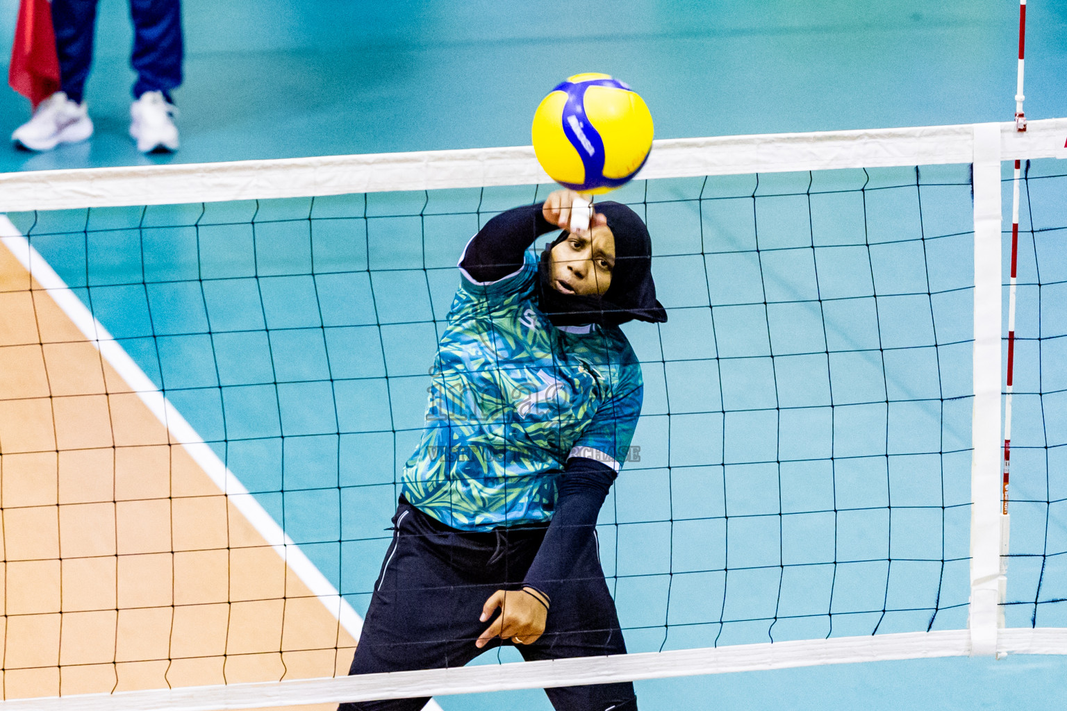 Day 3 of Women's Division of Milo VAM Cup 2024 held in Male', Maldives on Wednesday, 10th July 2024 at Social Center Indoor Hall Photos By: Nausham Waheed / images.mv