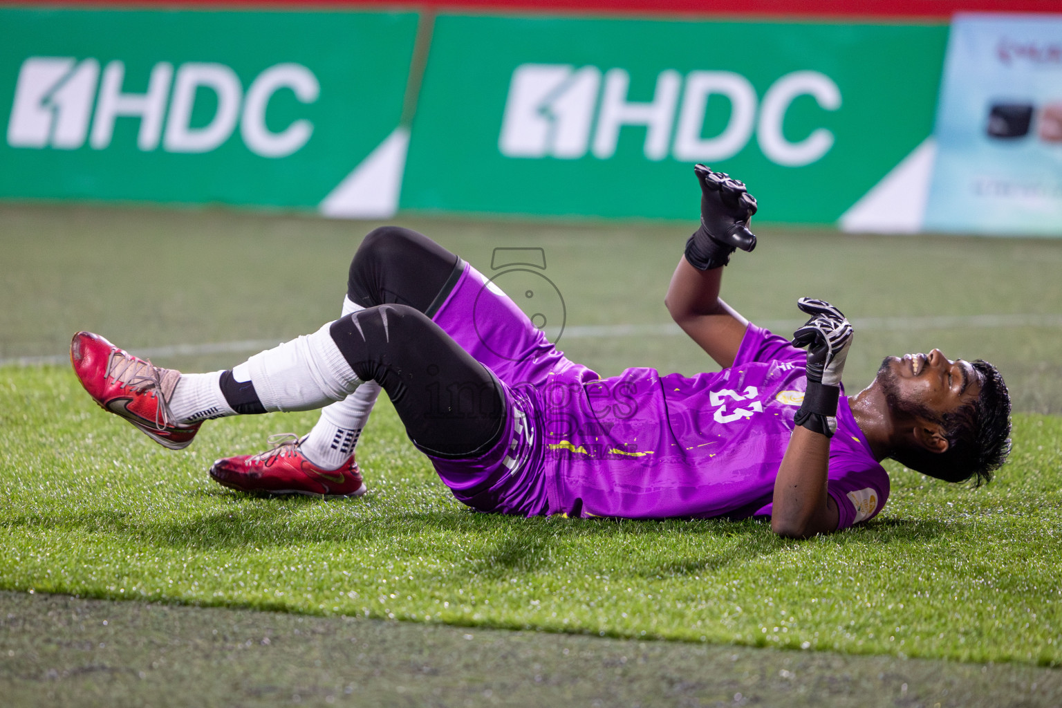 Team DJA VS Trade Club in Club Maldives Classic 2024 held in Rehendi Futsal Ground, Hulhumale', Maldives on Saturday, 14th September 2024. 
Photos: Hassan Simah / images.mv