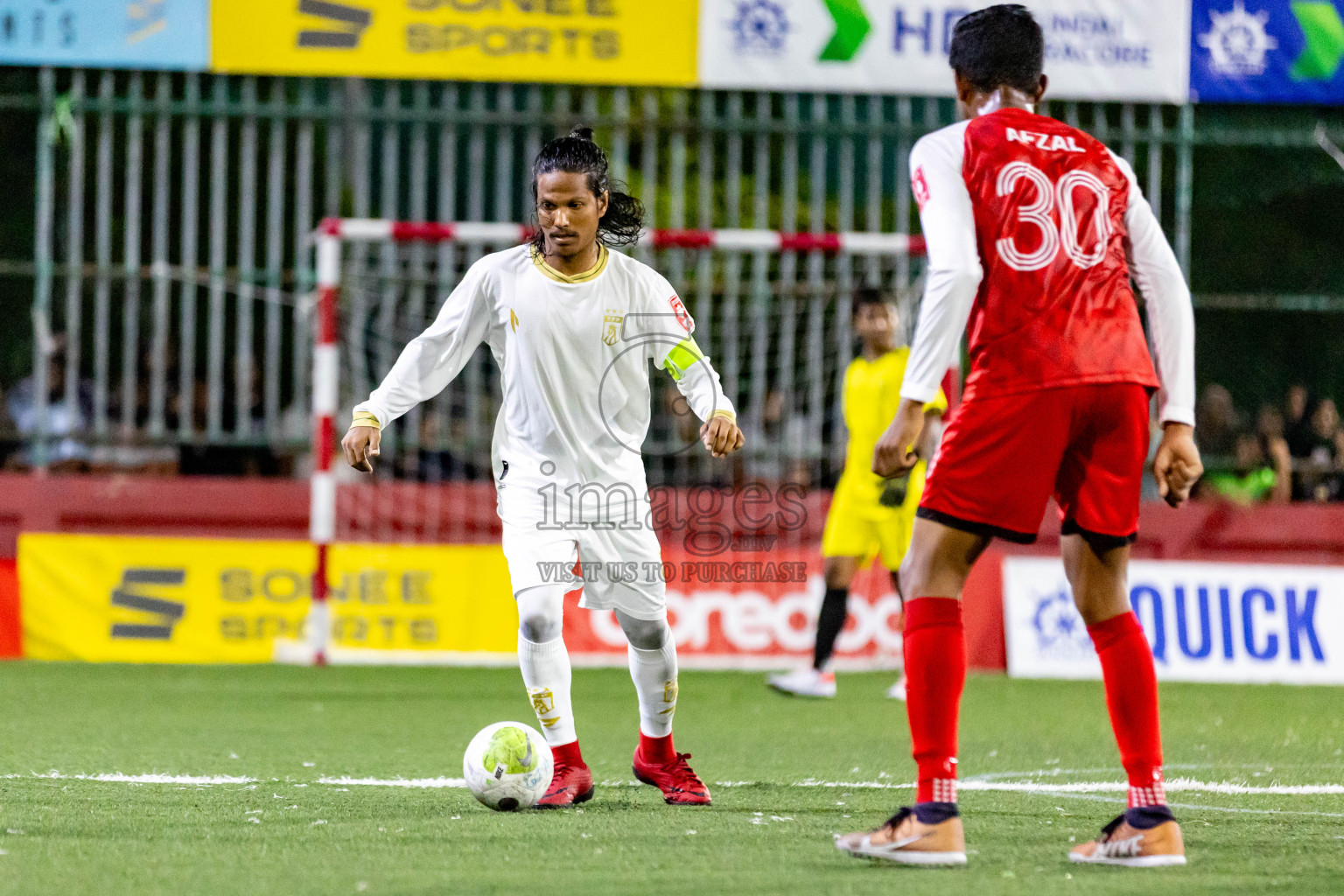 Th. Madifushi  VS  Th. Thimarafushi in Day 11 of Golden Futsal Challenge 2024 was held on Thursday, 25th January 2024, in Hulhumale', Maldives
Photos: Nausham Waheed / images.mv