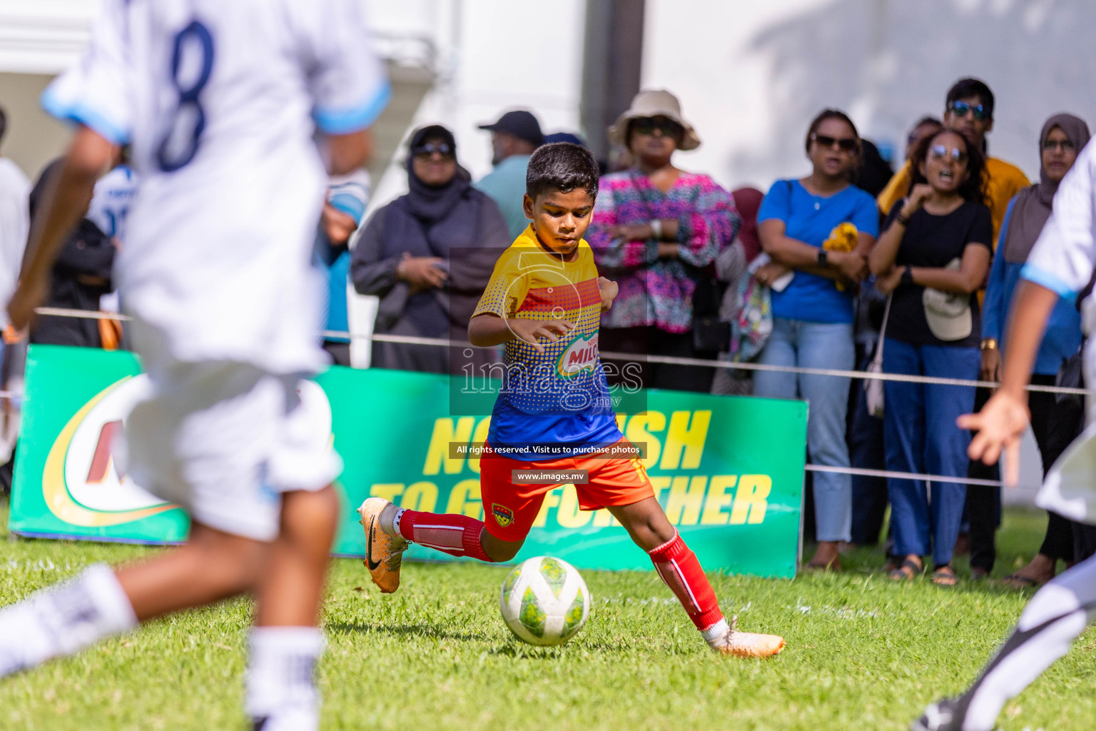 Day 1 of MILO Academy Championship 2023 (U12) was held in Henveiru Football Grounds, Male', Maldives, on Friday, 18th August 2023. 
Photos: Ismail Thoriq / images.mv