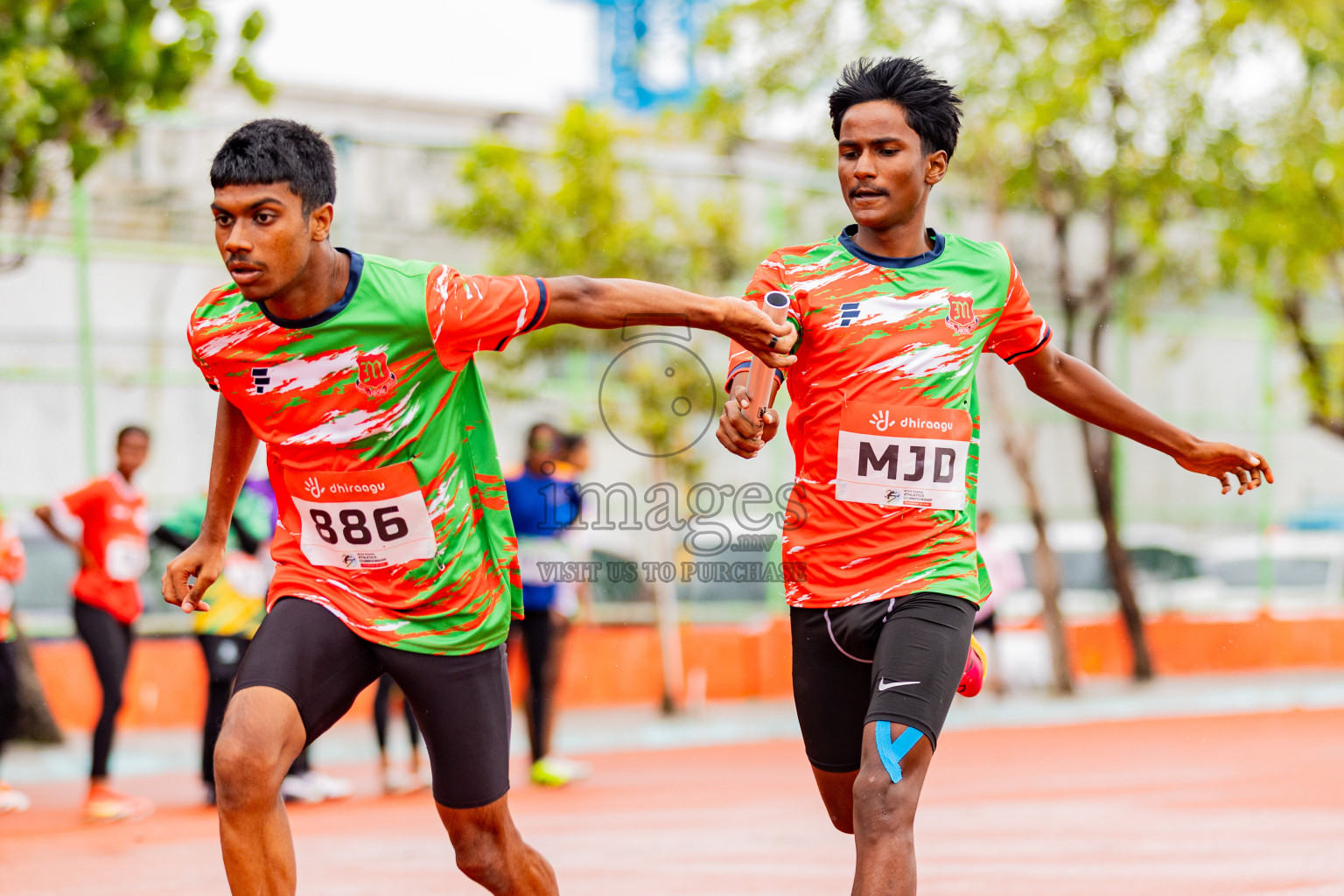 Day 6 of Inter-school Athletics Championship 2025 held in Ekuveni Synthetic Track, Male', Maldives on Sunday, 12th October 2025. Photos by: Areef Adam / Images.mv