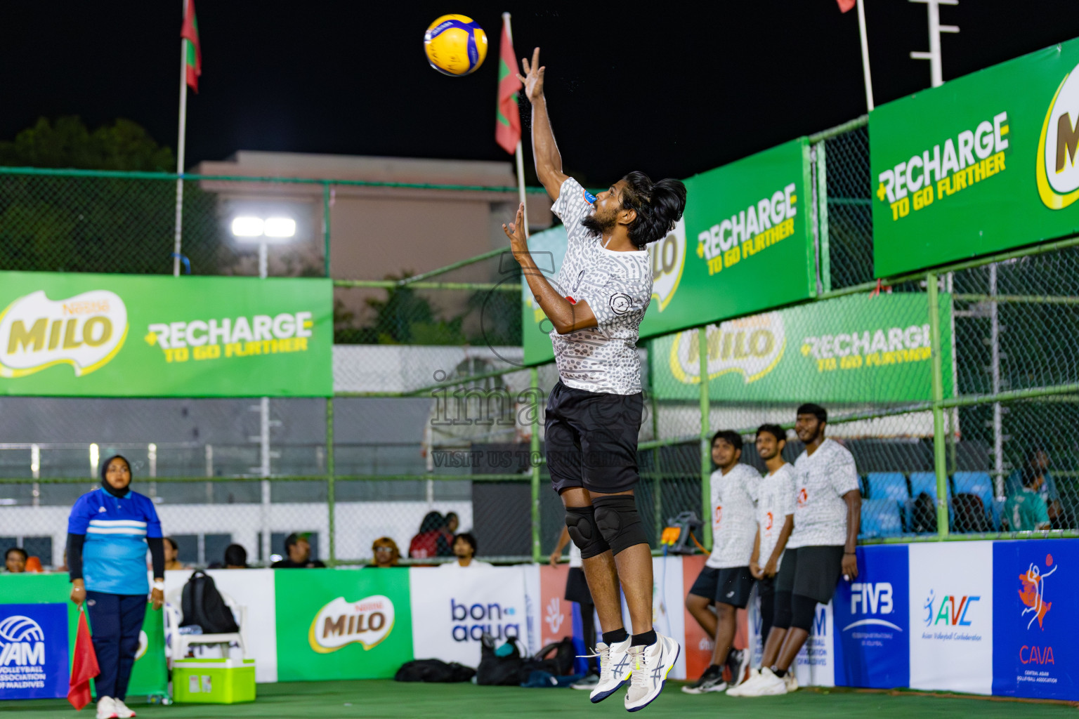 Semi Finals of Milo National Junior Volleyball Championship 2025 Day 5 was held on Thursday, 27th November 2025 at Ekuveni Turf Court Male', Maldives. Photos: Areef Adam / images.mv
