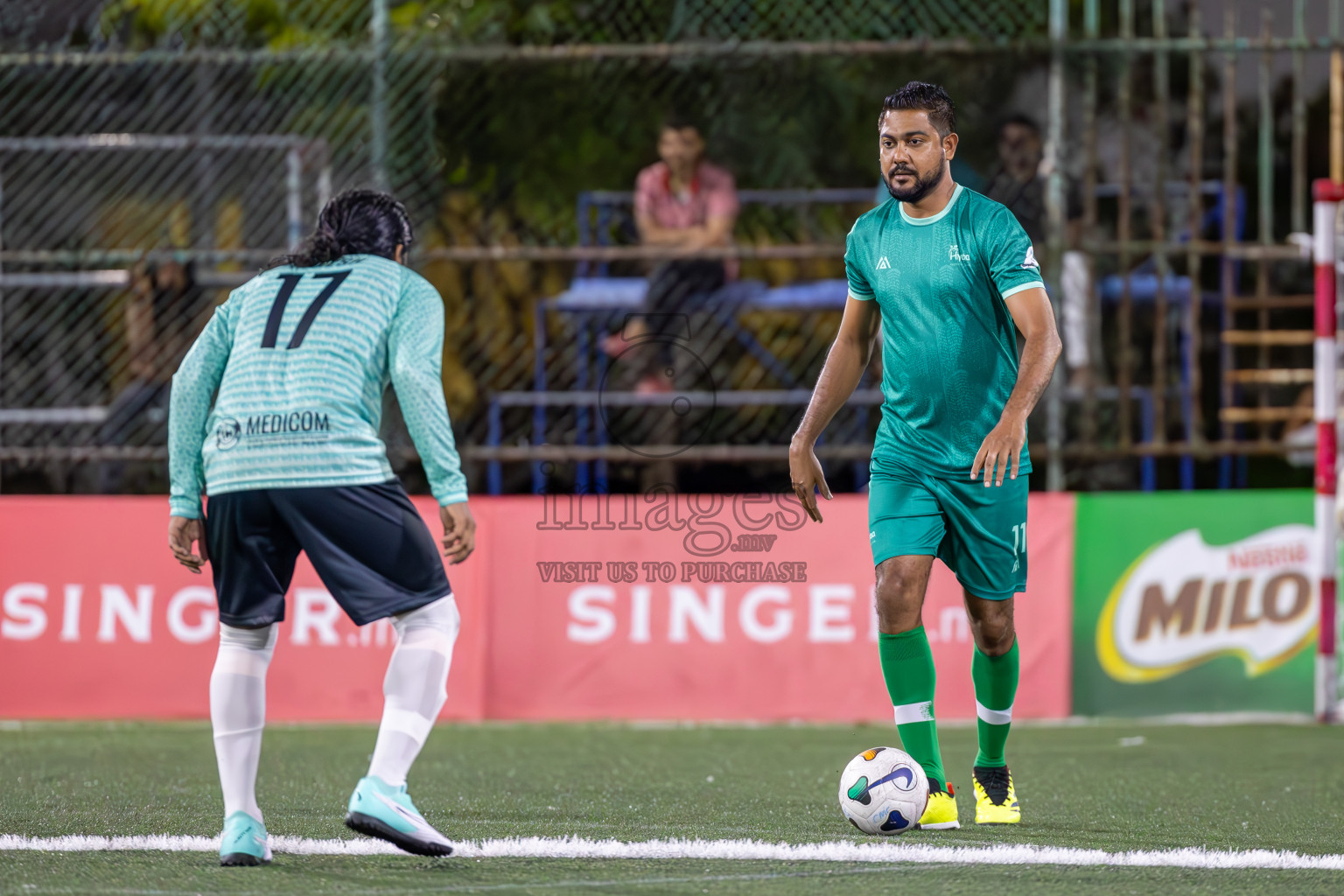 Team Dharumavantha vs Hiya Club in Club Maldives Classic 2024 held in Rehendi Futsal Ground, Hulhumale', Maldives on Sunday, 8th September 2024. 
Photos: Ismail Thoriq / images.mv