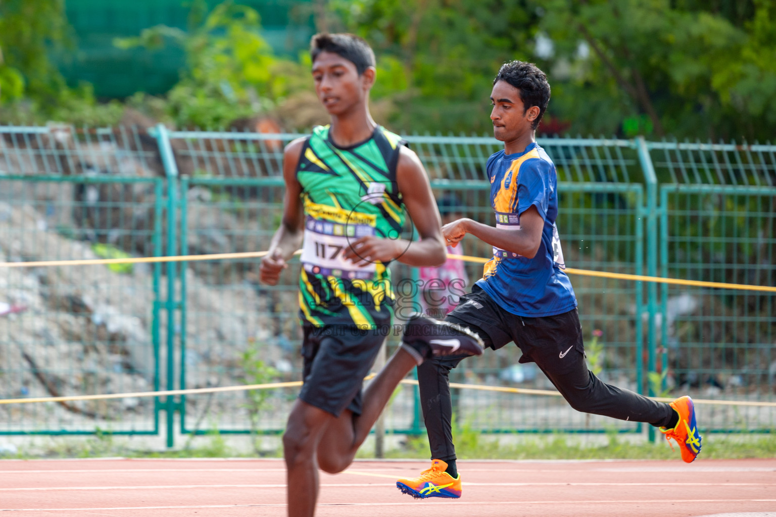 Day 2 of MWSC Interschool Athletics Championships 2024 held in Hulhumale Running Track, Hulhumale, Maldives on Sunday, 10th November 2024. 
Photos by:  Hassan Simah / Images.mv