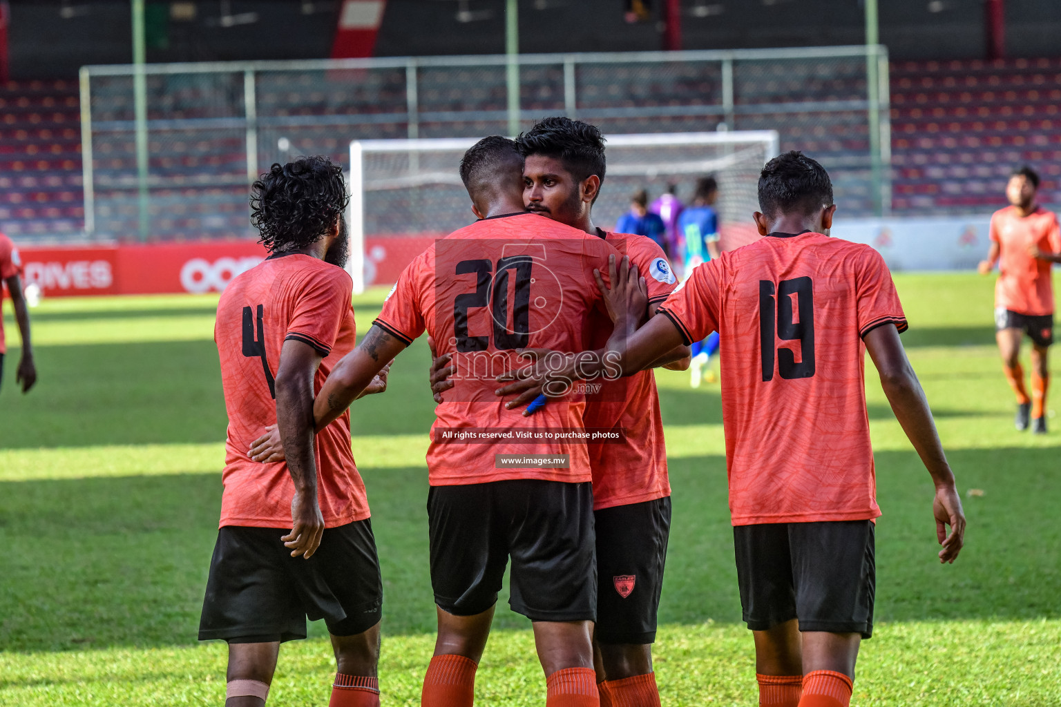 Club Eagles vs Super United sports in the FA Cup 2022 on 15th Aug 2022, held in National Football Stadium, Male', Maldives Photos: Nausham Waheed / Images.mv