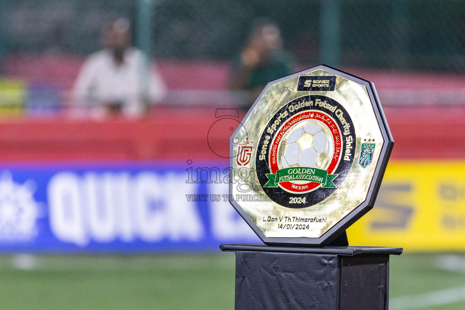 Opening of Golden Futsal Challenge 2024 with Charity Shield Match between L.Gan vs Th. Thimarafushi was held on Sunday, 14th January 2024, in Hulhumale', Maldives Photos: Ismail Thoriq / images.mv