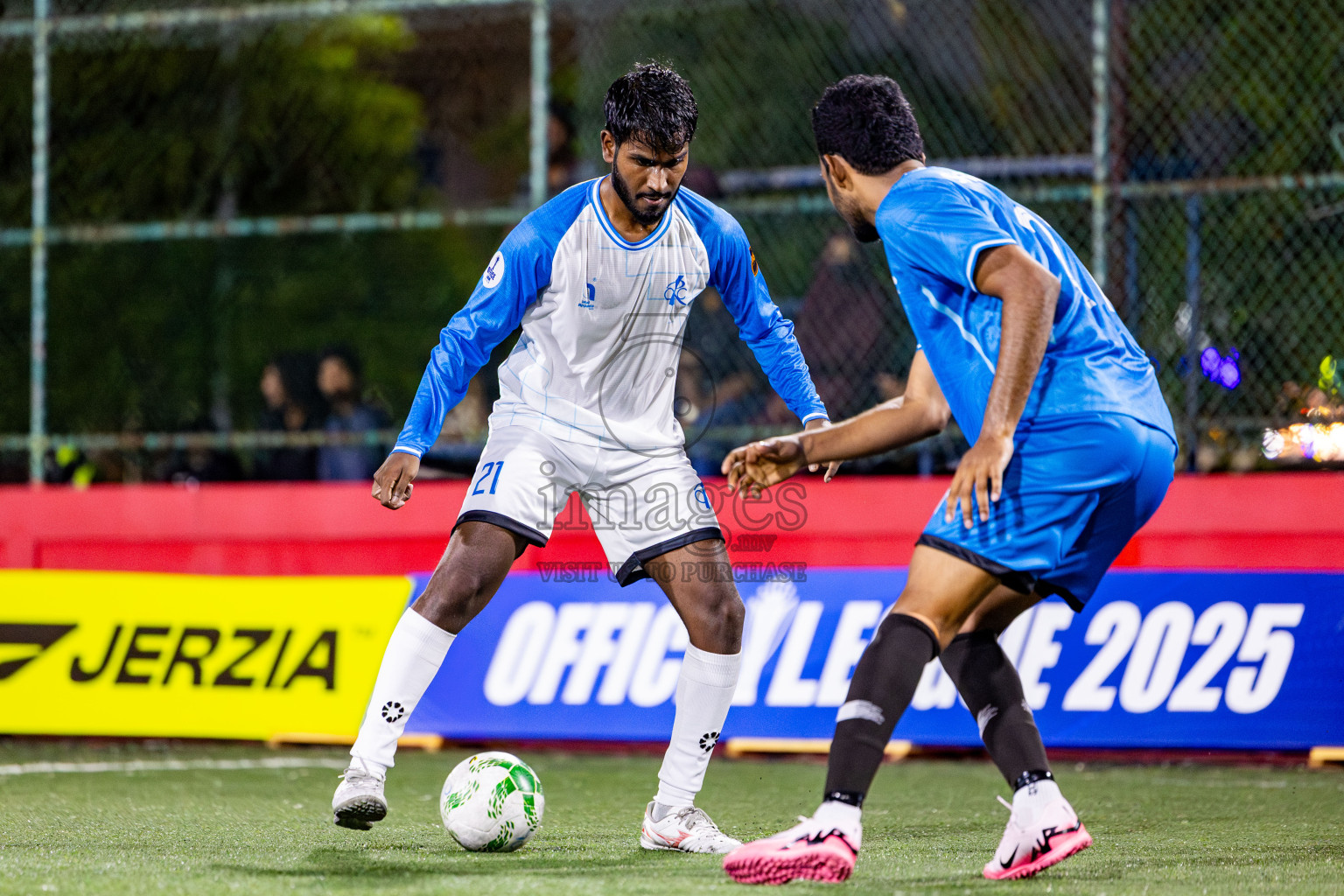 Customs RC vs Club Dhaakhily in Day 5 of Office League 2025 was held on Sunday, 20th April 2025 in Hulhumale', Maldives. Photos: Nausham Waheed  / images.mv