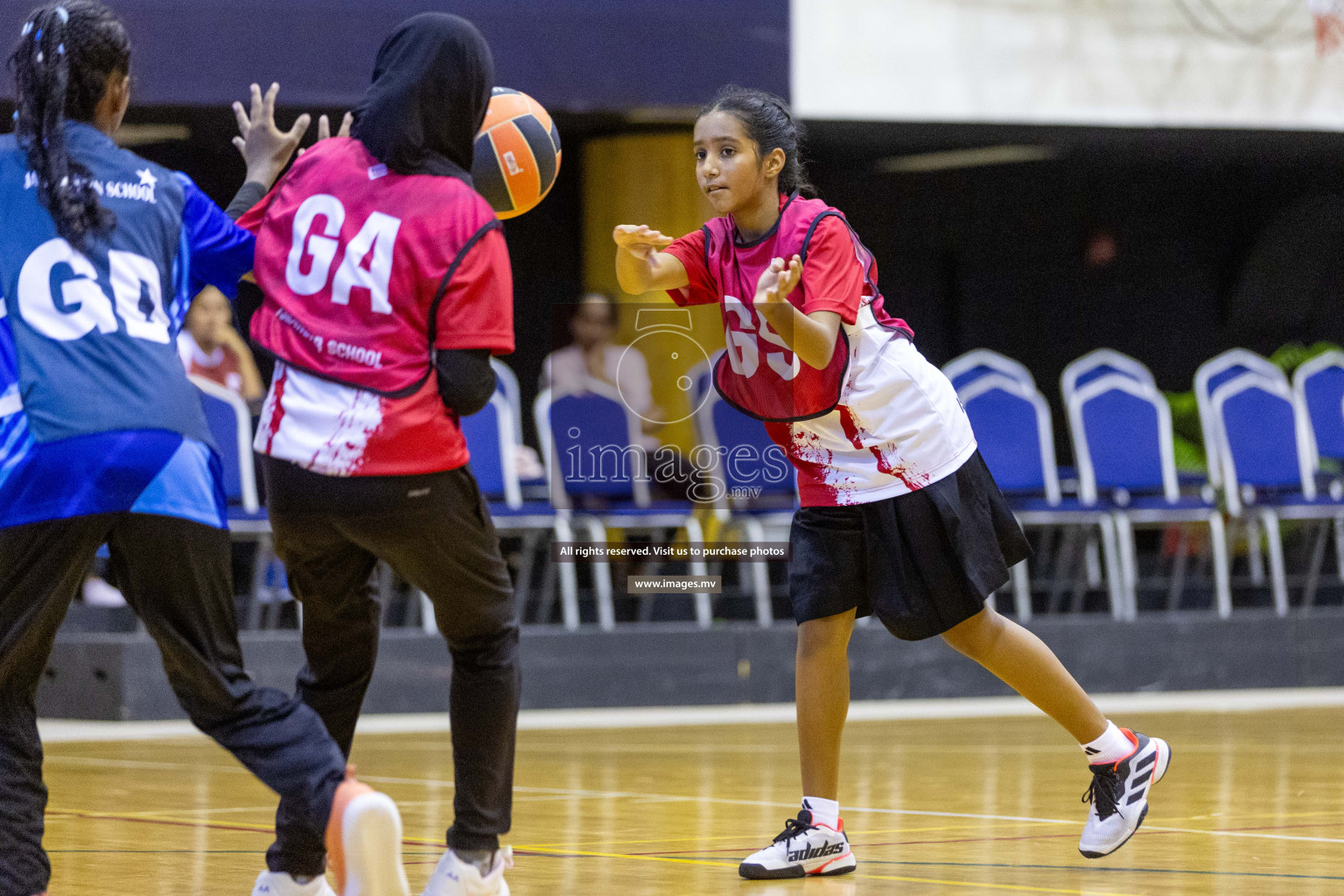 Day7 of 24th Interschool Netball Tournament 2023 was held in Social Center, Male', Maldives on 2nd November 2023. Photos: Nausham Waheed / images.mv