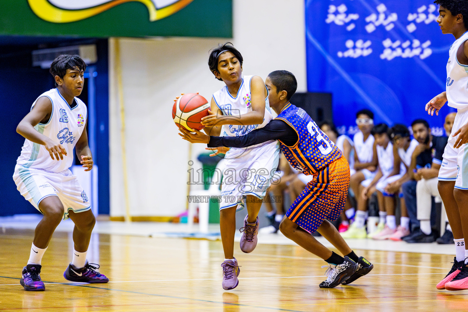 Finland International School vs Brightway International School in day 10 of Junior Championship 2024 was held in Social Center, Male', Maldives on Thursday, 21st November 2024. Photos: Nausham Waheed / images.mv