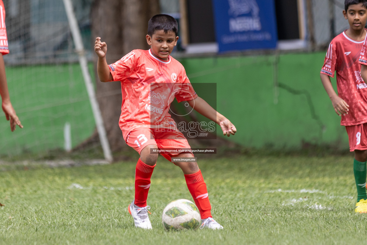 Day 1 of Nestle kids football fiesta, held in Henveyru Football Stadium, Male', Maldives on Wednesday, 11th October 2023 Photos: Shut Abdul Sattar/ Images.mv